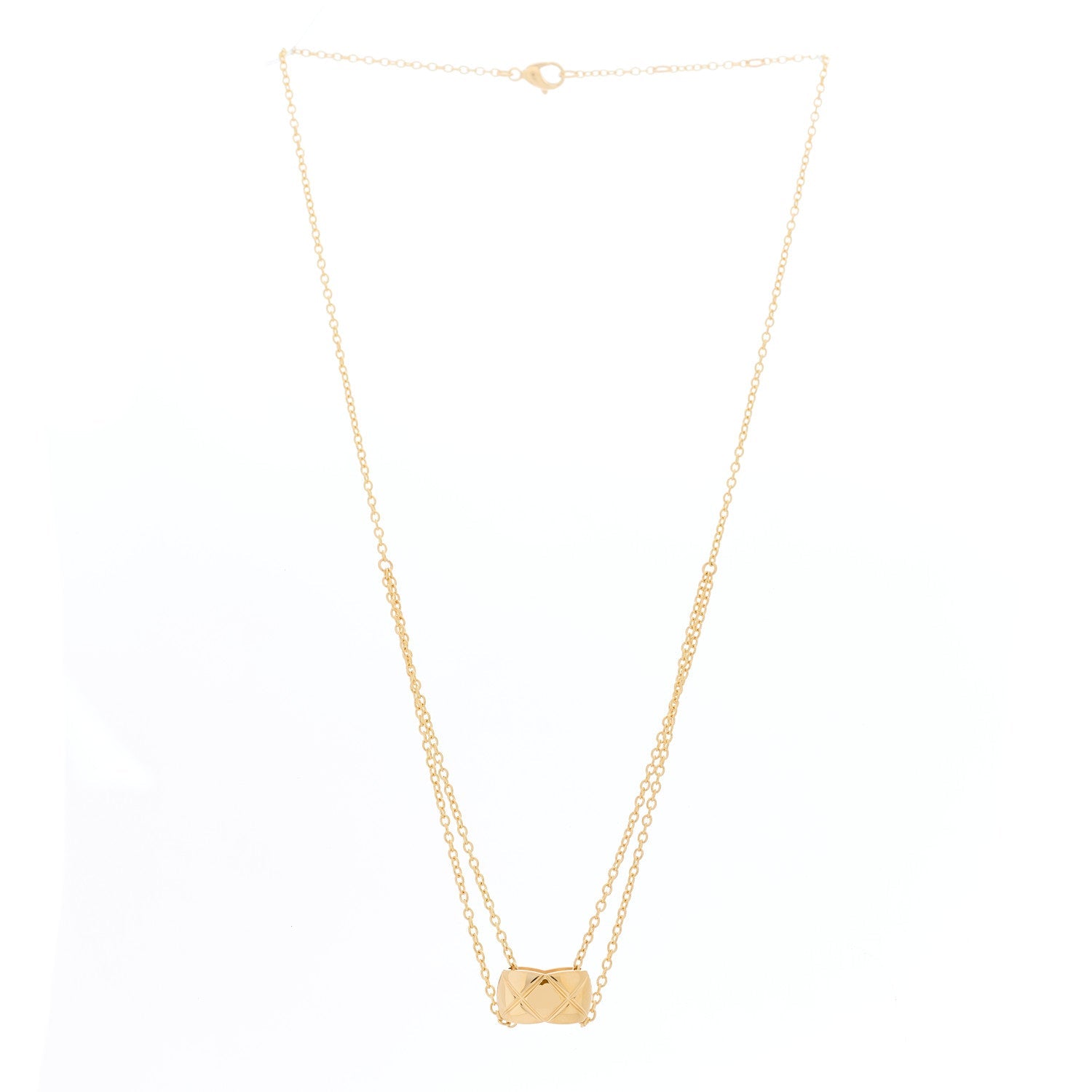 18K Yellow Gold Coco Crush Pendant Necklace