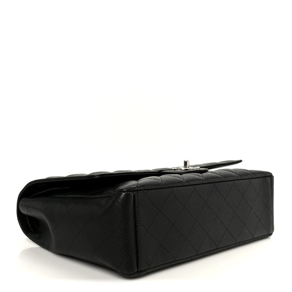 Chanel Caviar Quilted Maxi Double Flap Black