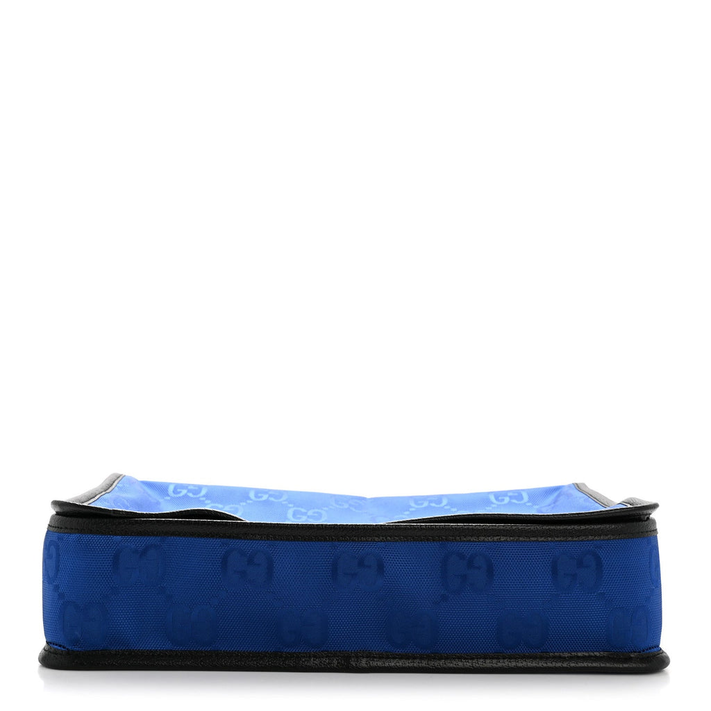 Gucci Econyl Nylon Monogram Off The Grid Packing Cube Orient Blue New Plaster
