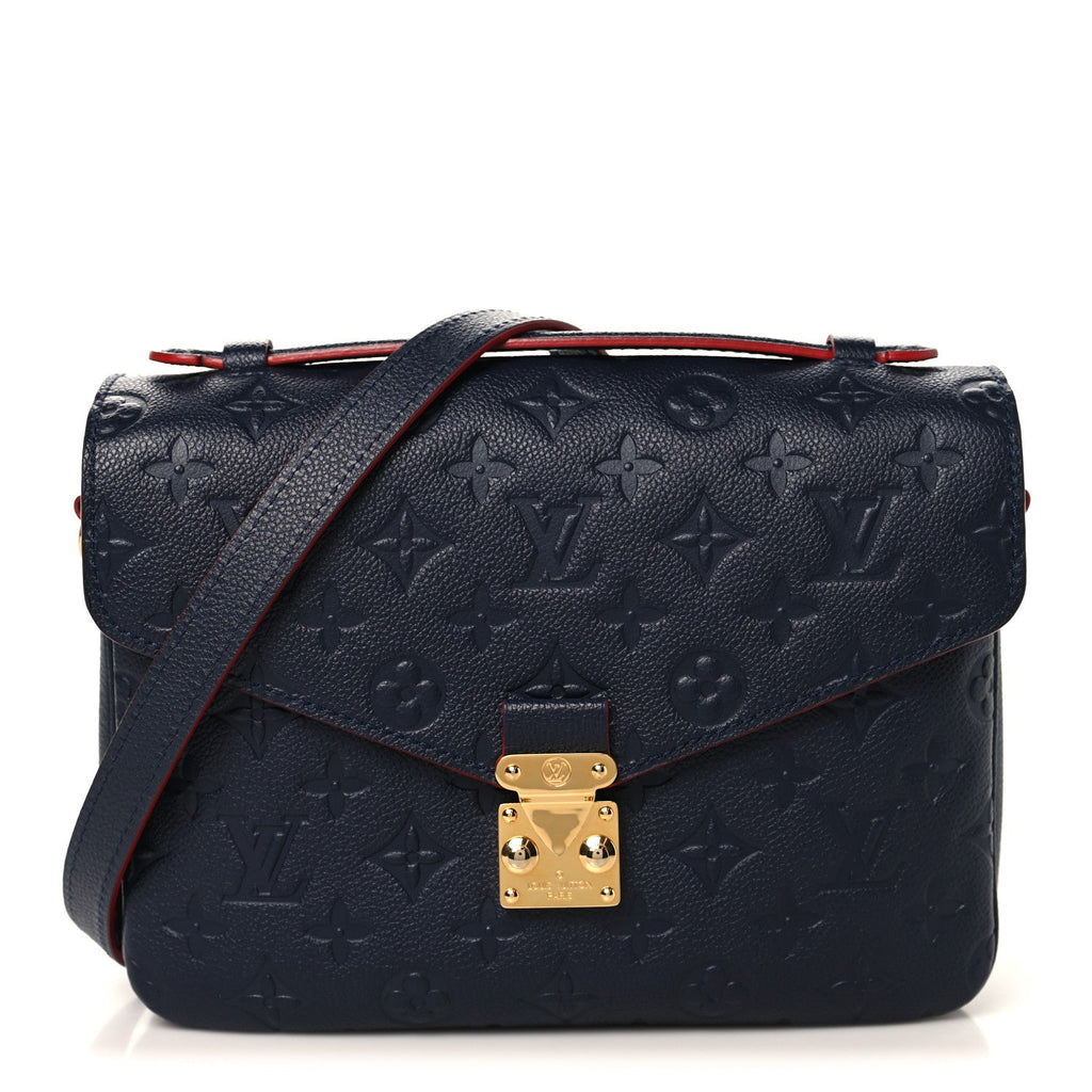 Louis Vuitton Empreinte Pochette Metis Marine Rouge
