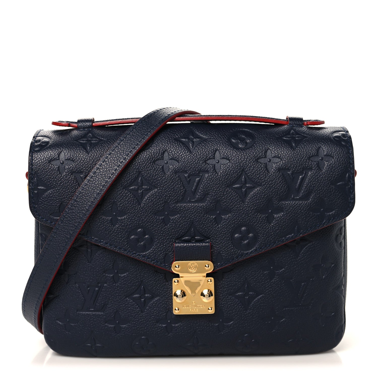 Louis Vuitton Empreinte Pochette Metis Marine Rouge