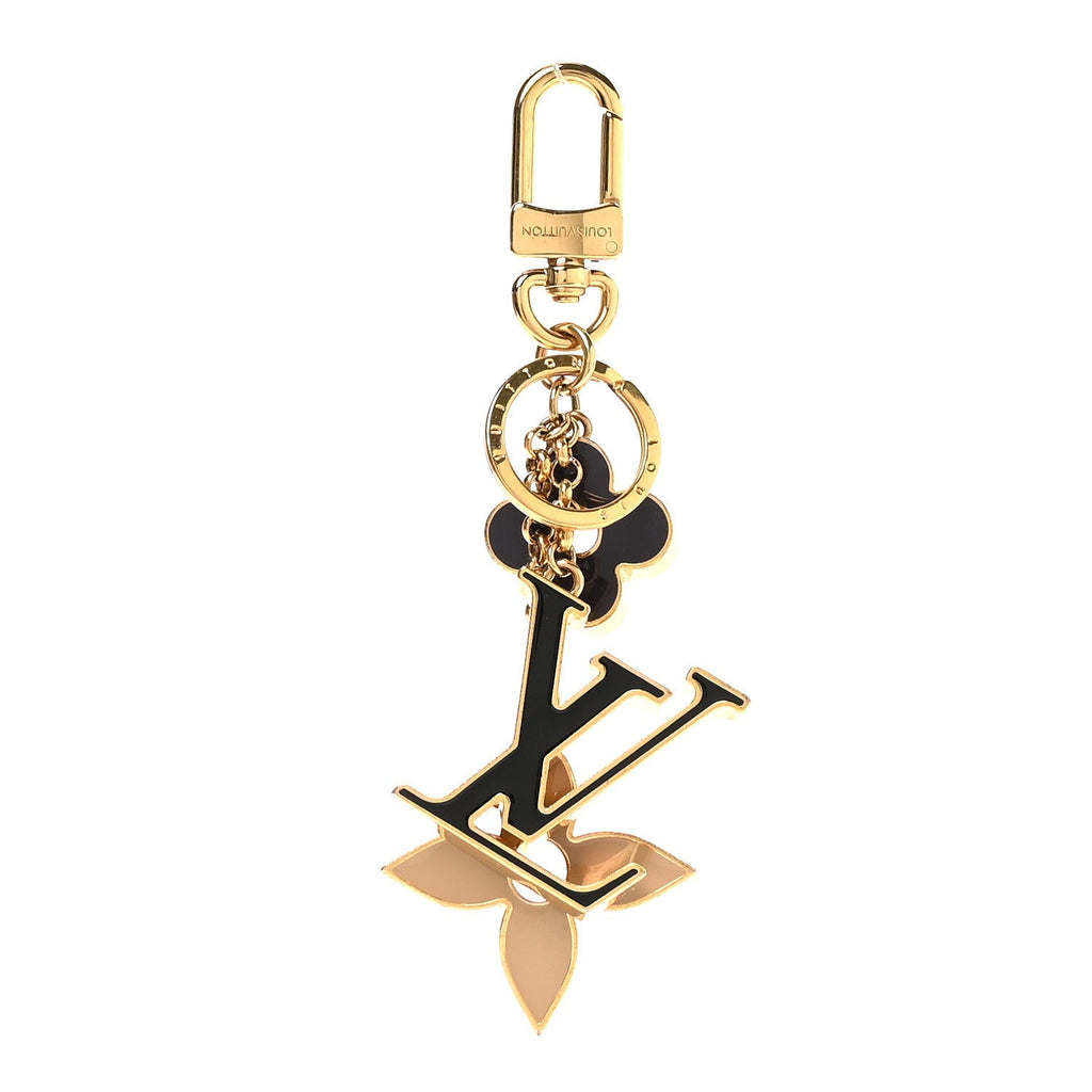 Louis Vuitton Metal Enamel Fleur De Monogram Bag Charm