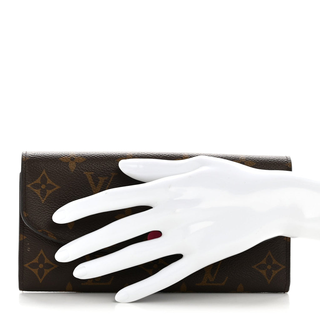 Louis Vuitton Monogram Sarah Wallet NM Fuchsia