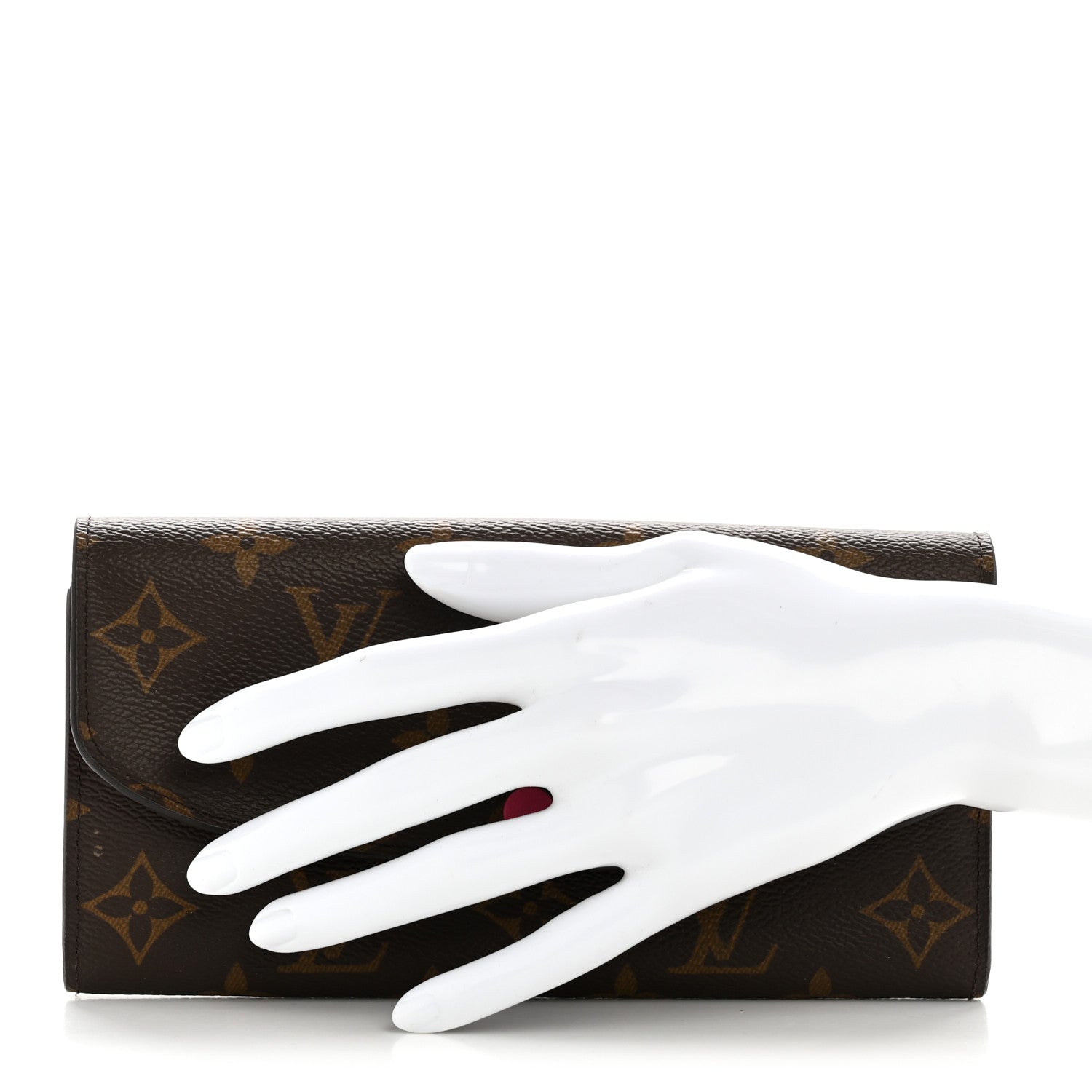 Louis Vuitton Monogram Sarah Wallet NM Fuchsia