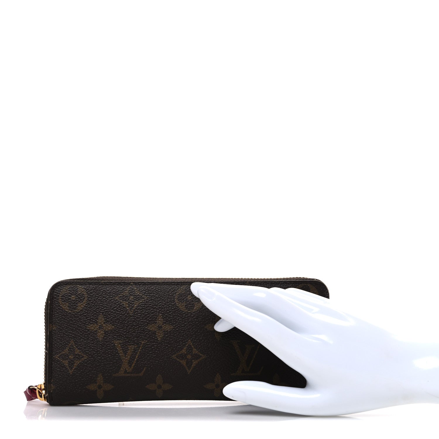 Louis Vuitton Monogram Clemence Wallet Fuchsia