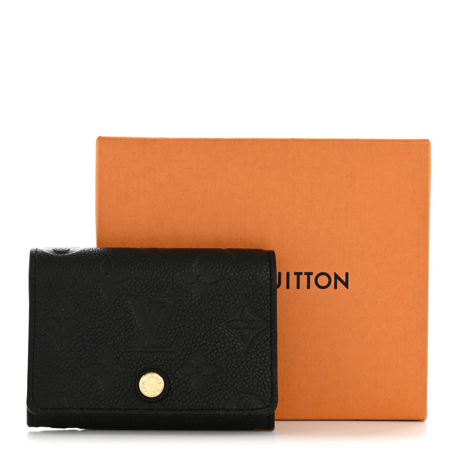 Louis Vuitton Empreinte Business Card Holder Black