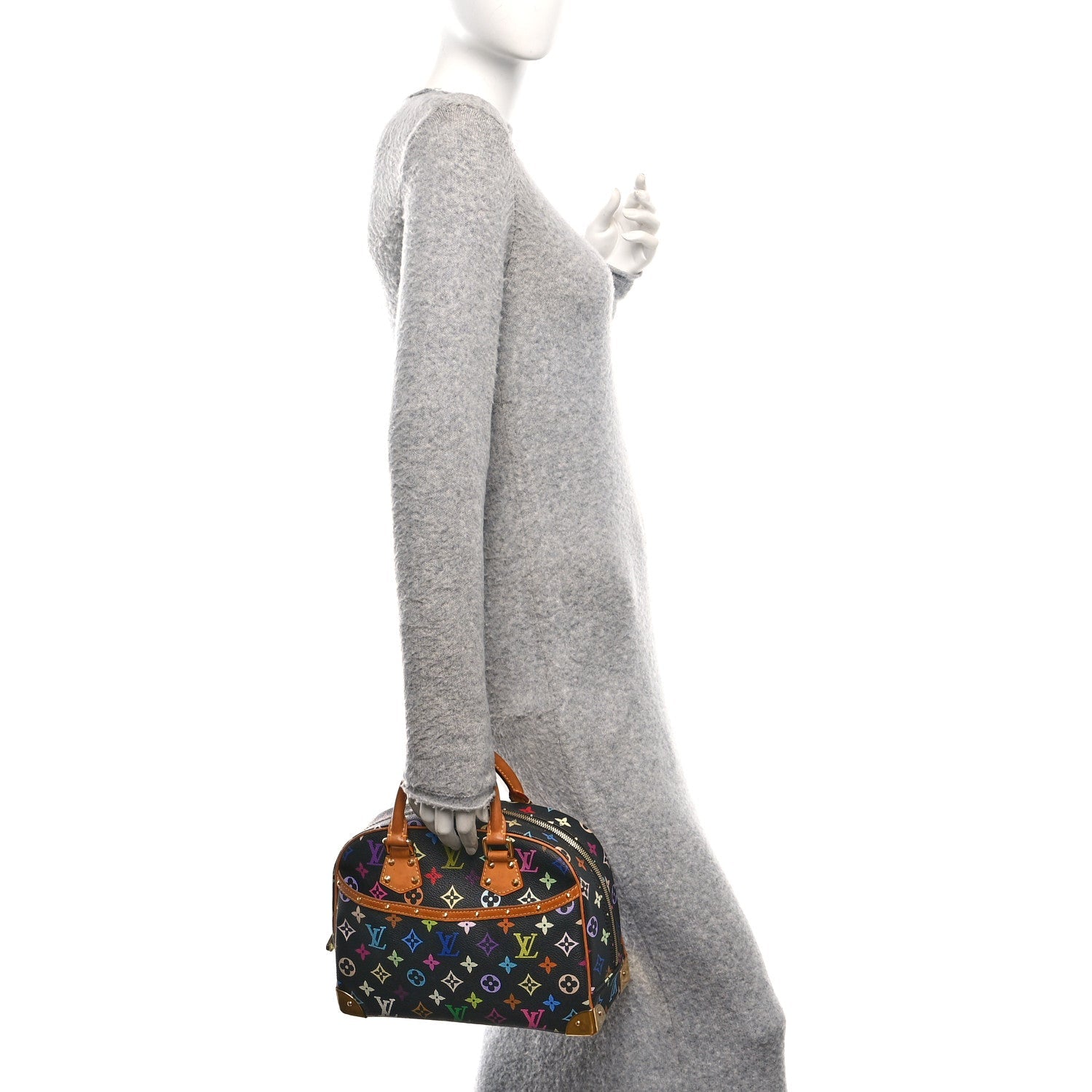 Louis Vuitton Monogram Multicolor Trouville Black