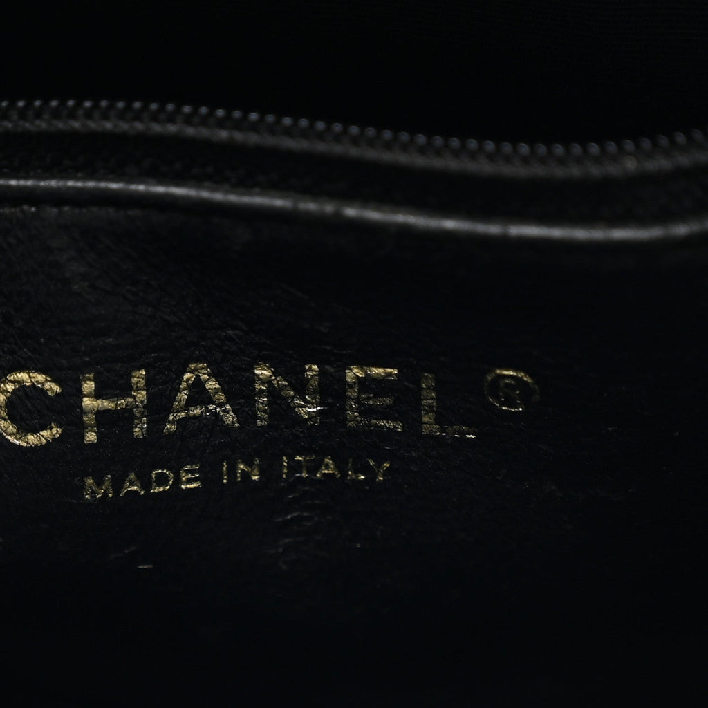Chanel Caviar Quilted Medallion Tote Black
