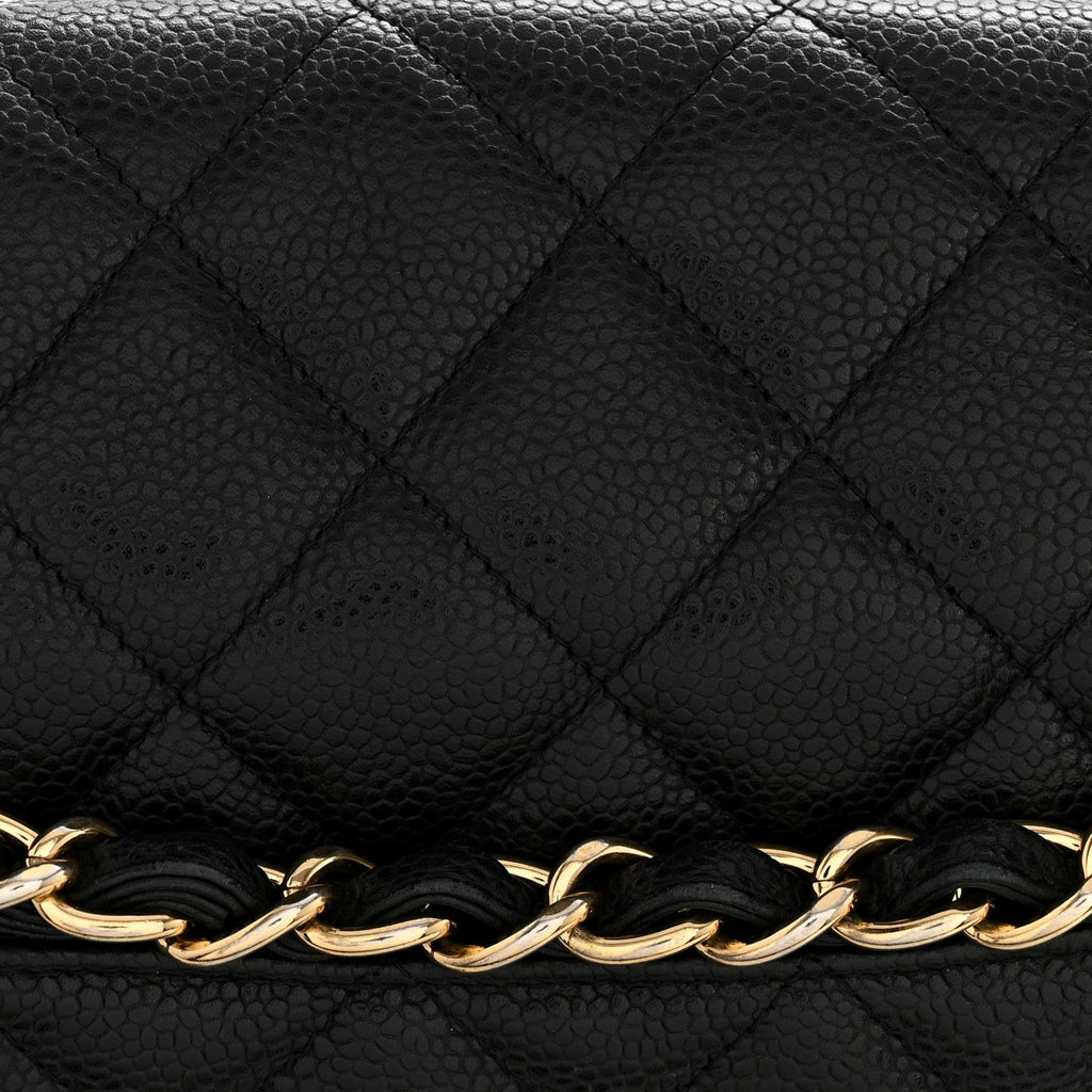 Chanel Caviar Maxi Single Flap Black