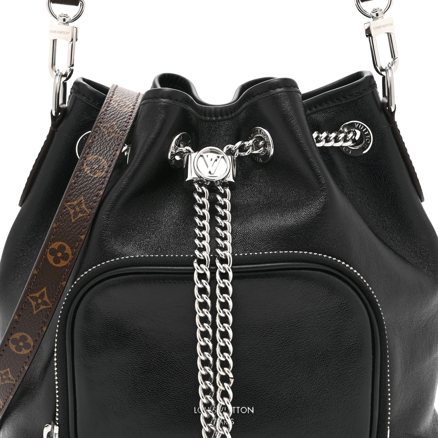 Louis Vuitton Lambskin No Way Vibe Black