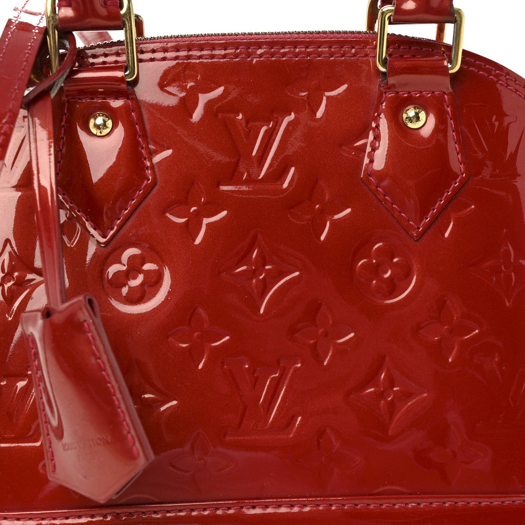 Louis Vuitton Vernis Alma BB Cherry