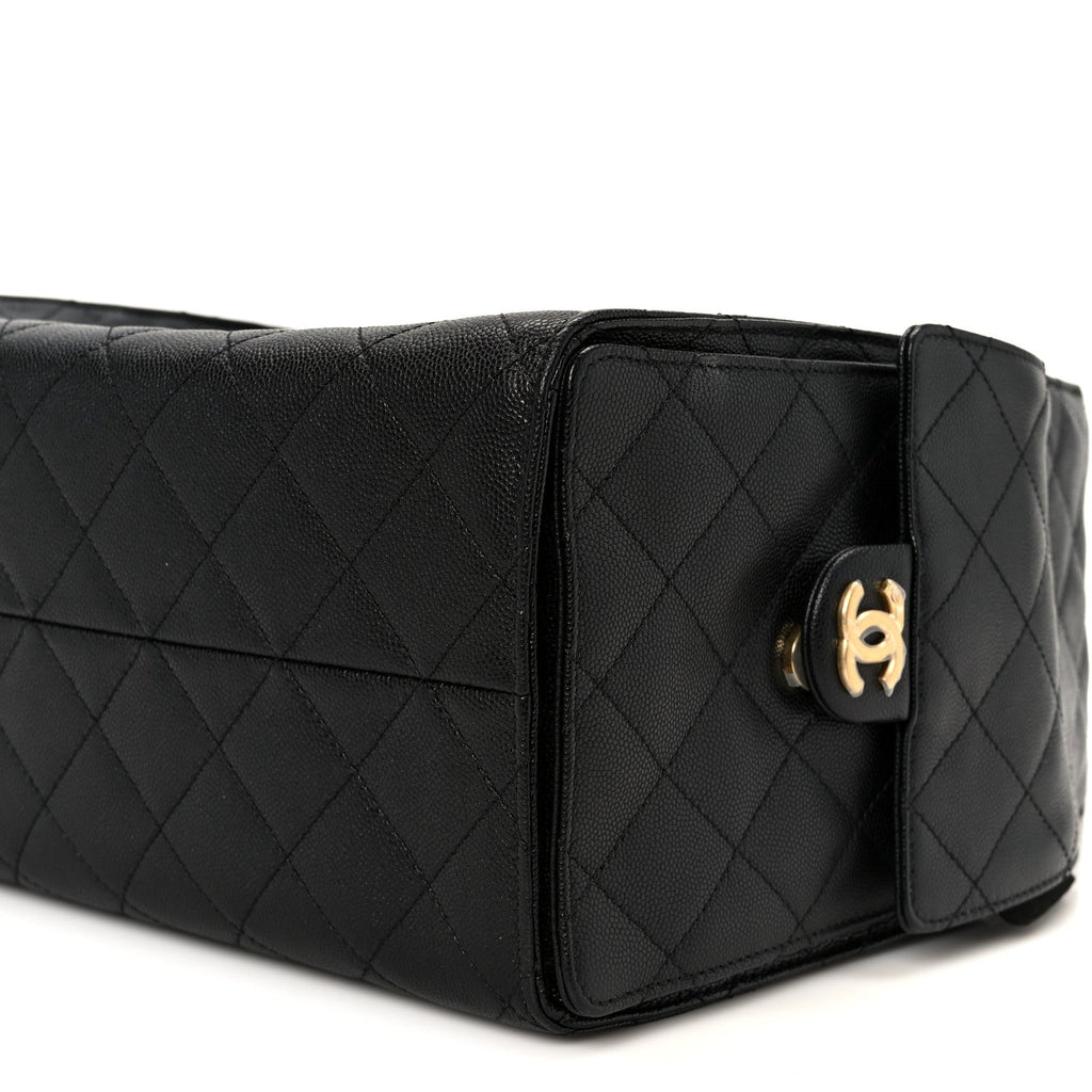 Chanel Caviar Quilted Medium Chanel 25 Handbag Black