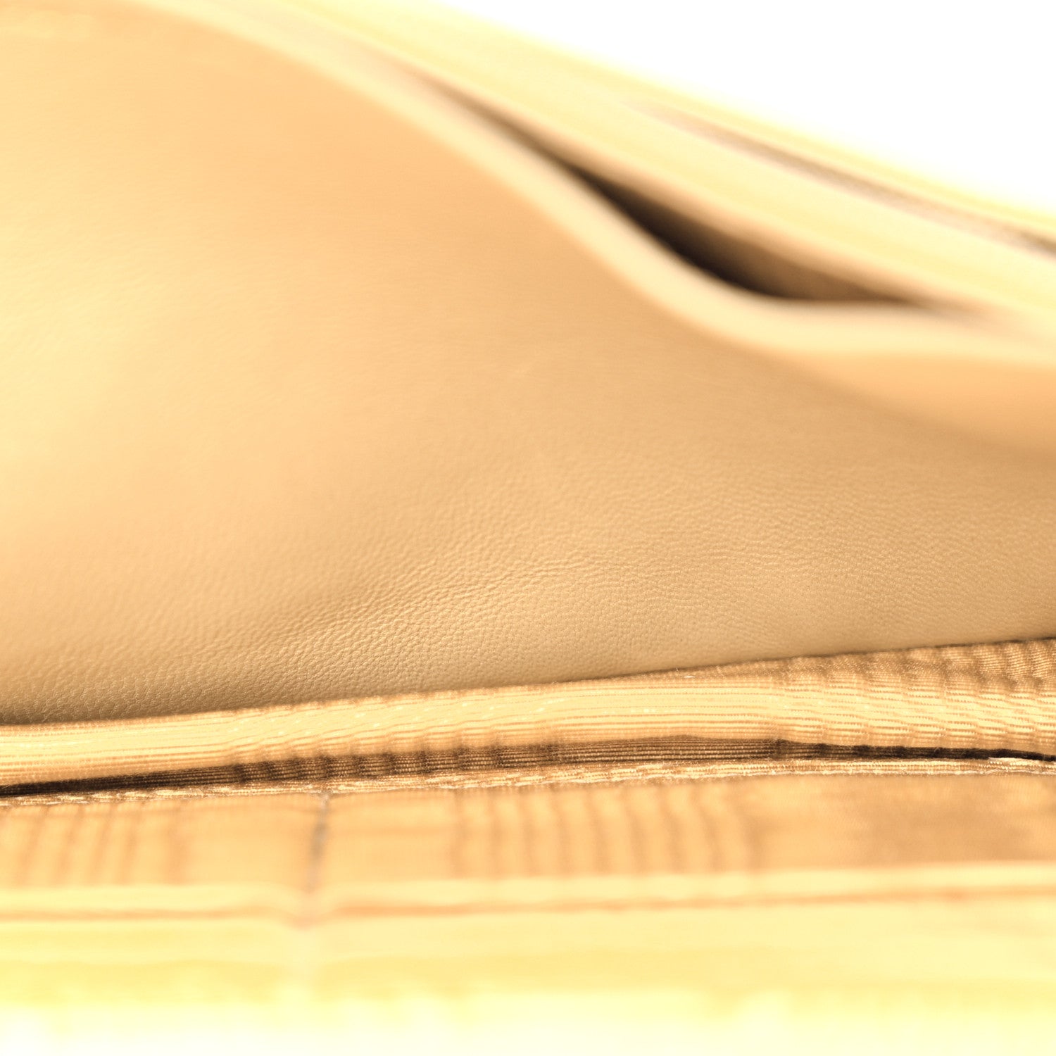 Caviar CC Timeless Flap Wallet Beige