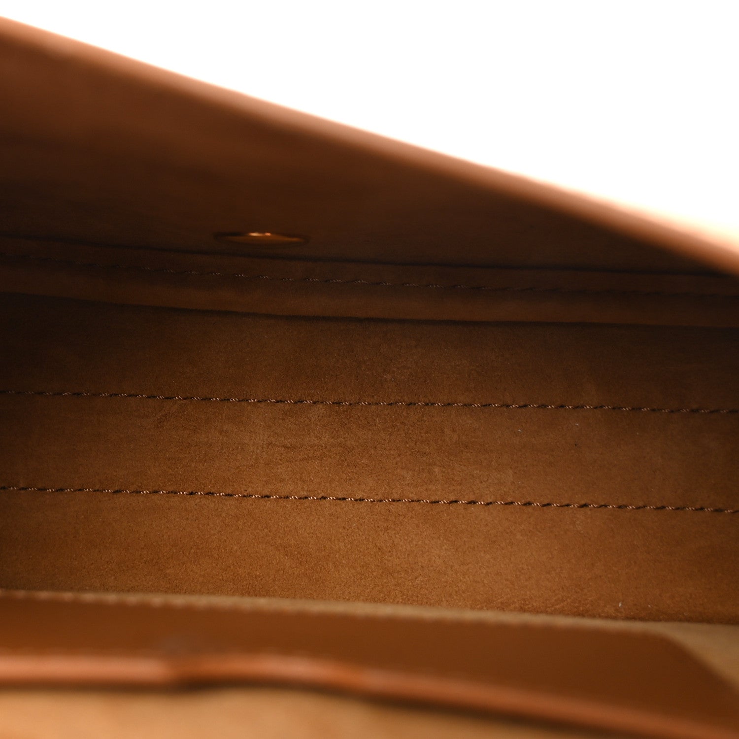 Christian Dior Box Calfskin Medium Bobby Flap Camel