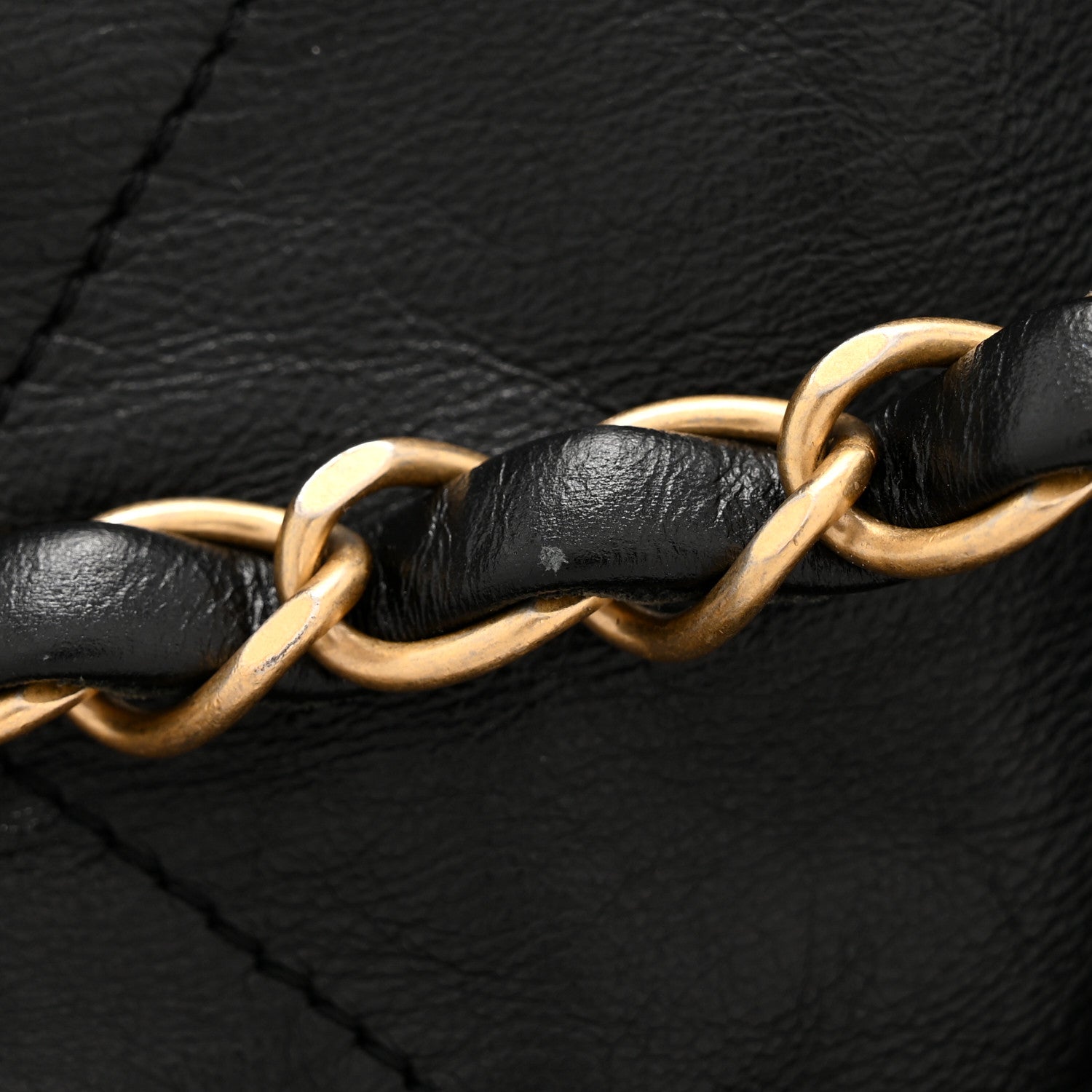 Chanel Shiny Calfskin Quilted Small Chanel 22 Black