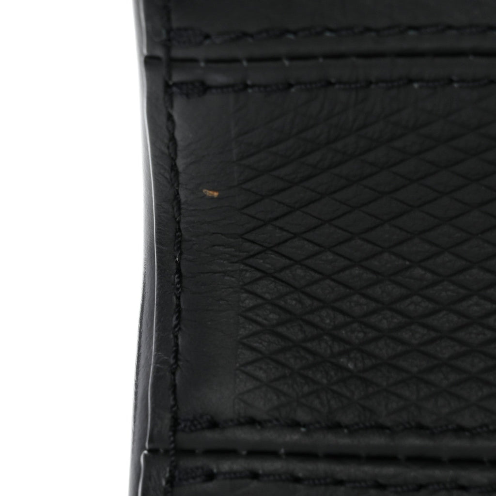 Louis Vuitton Calfskin Trompe L'oeil Twist Shoulder Bag MM Black Brown