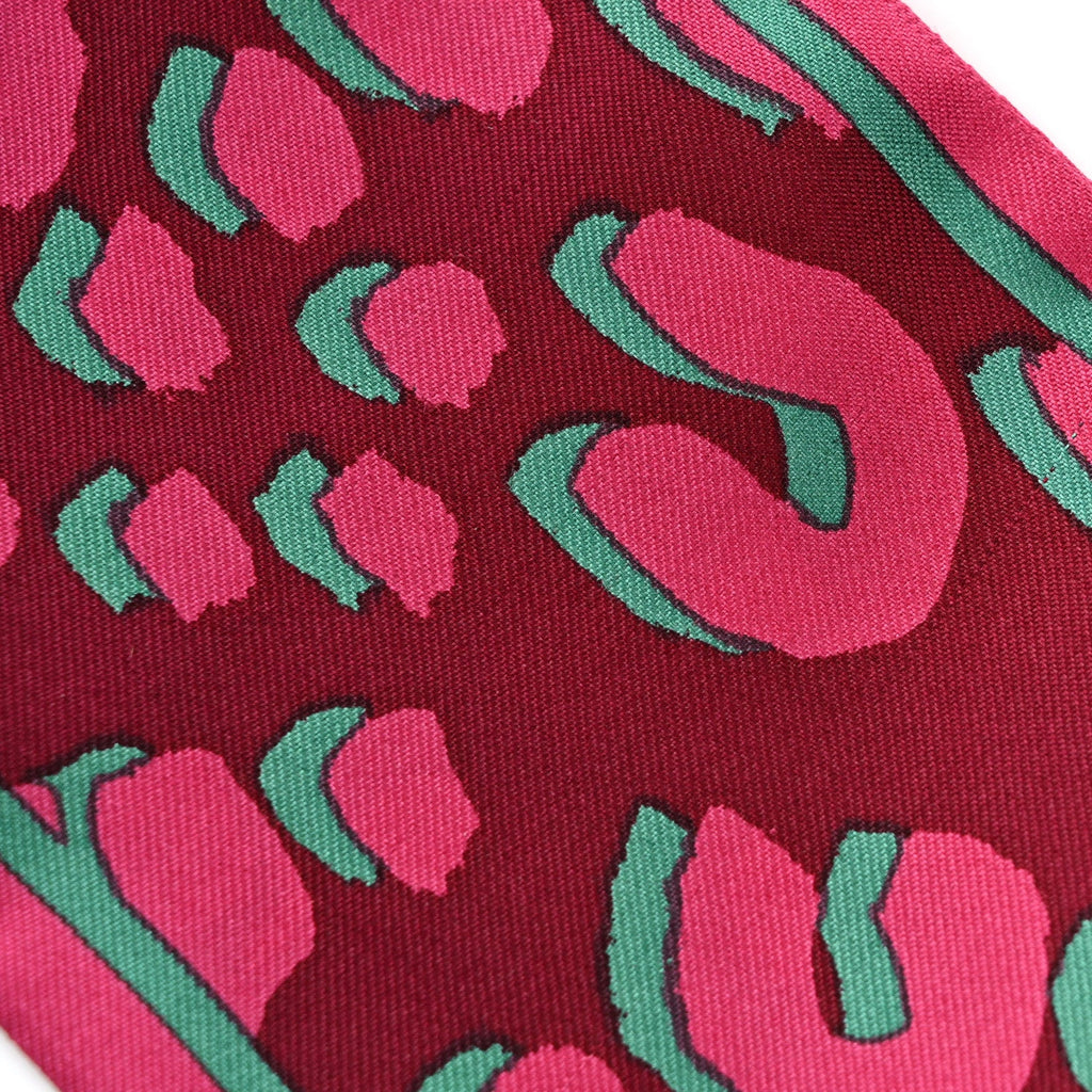 Louis Vuitton Silk Leopard Bandeau Rouge Fauviste