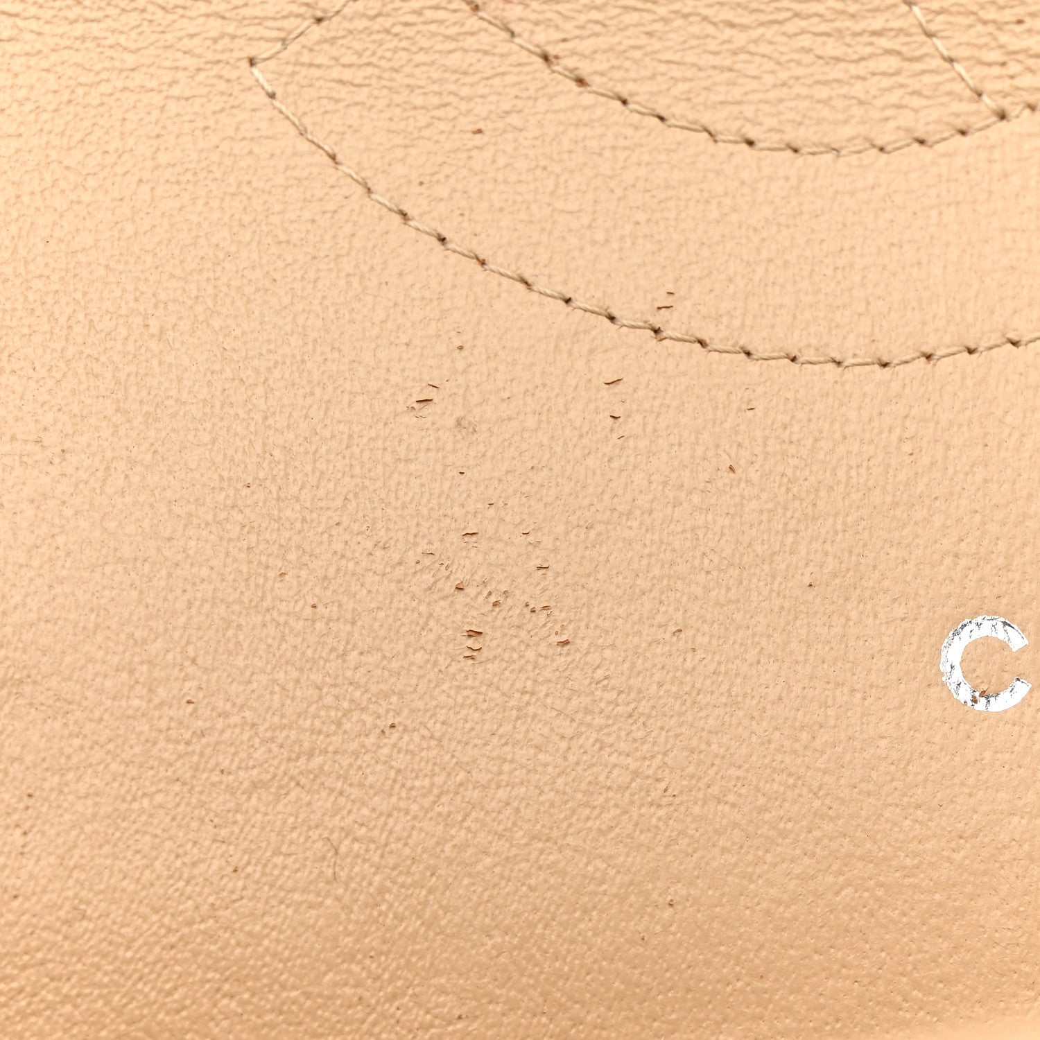 Chanel Caviar Quilted Jumbo Double Flap Light Beige