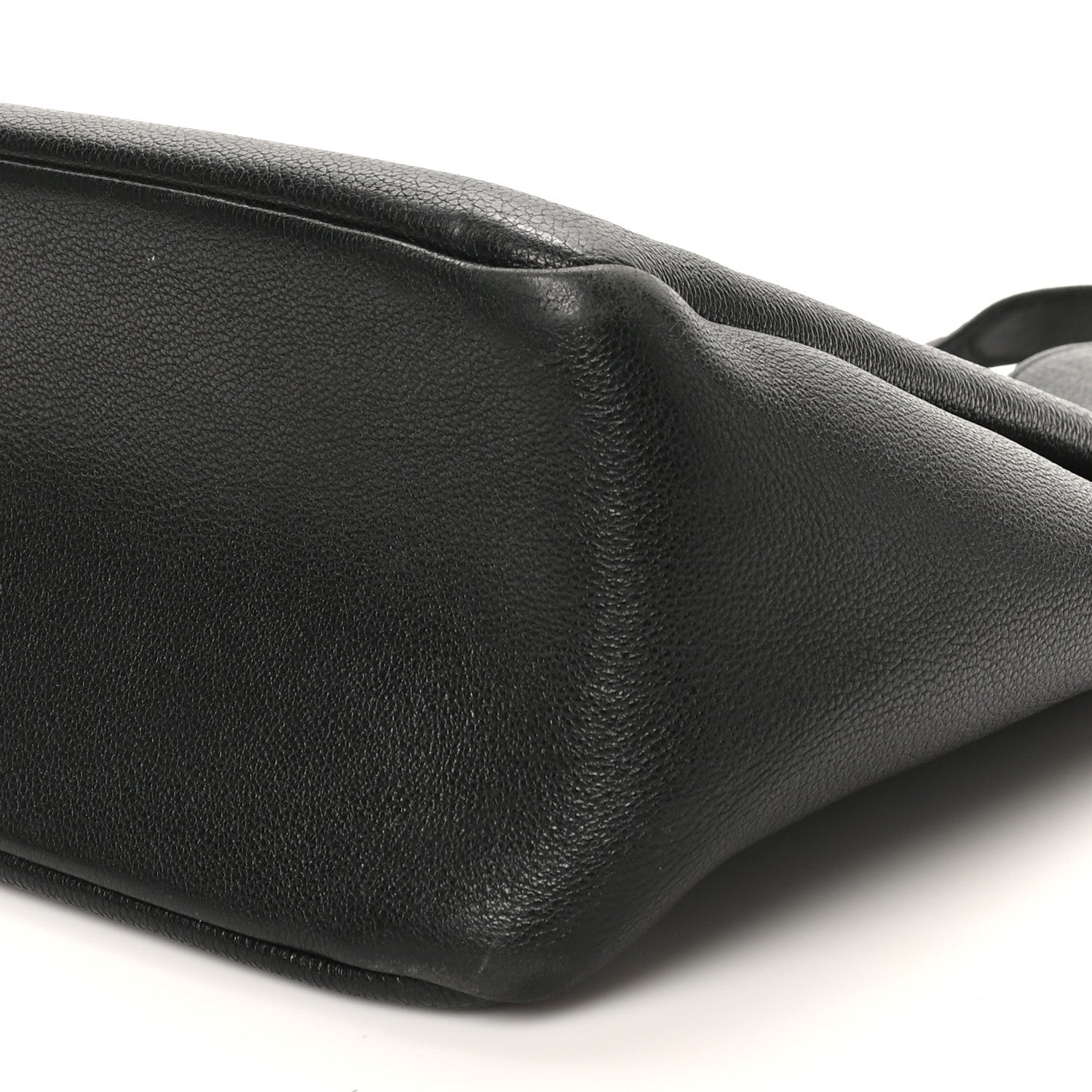 Prada Vitello Daino Soft Large Dynamique Tote Black