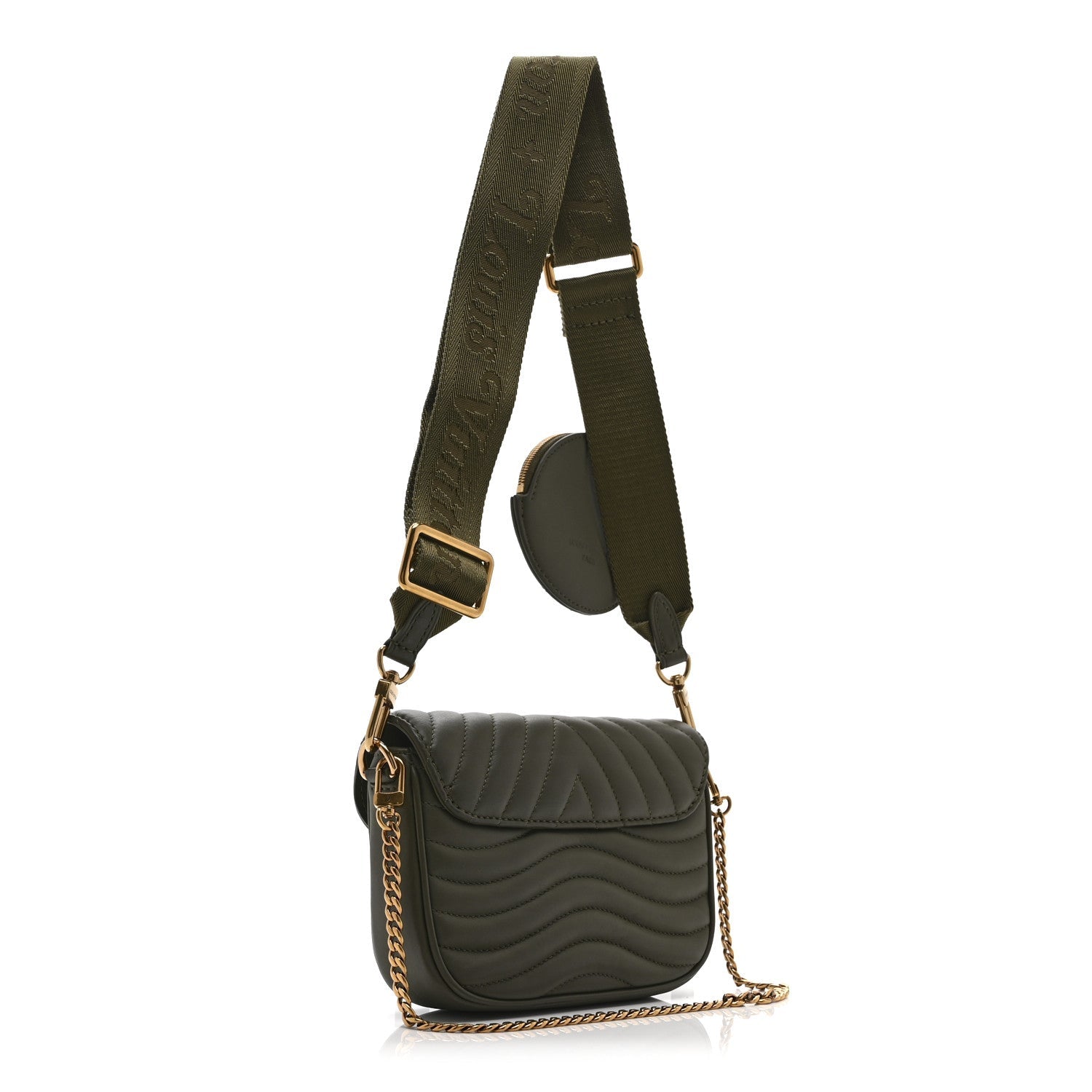 Louis Vuitton Calfskin New Wave Multi Pochette Kaki