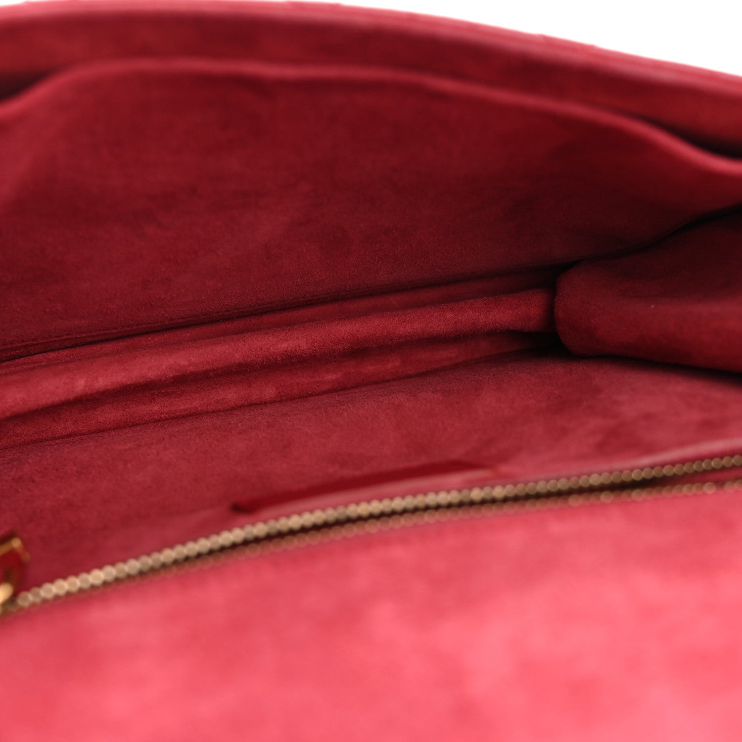 Christian Dior Lambskin Cannage Large Dioraddict Flap Red