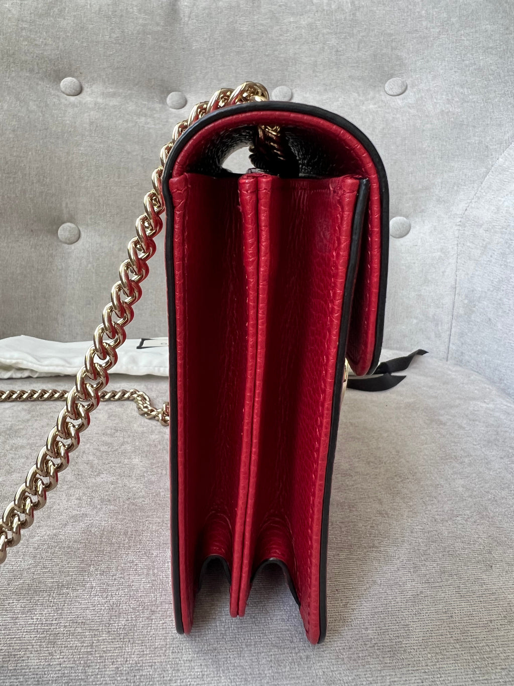 Gucci Interlocking GG Red Small Shoulder Bag