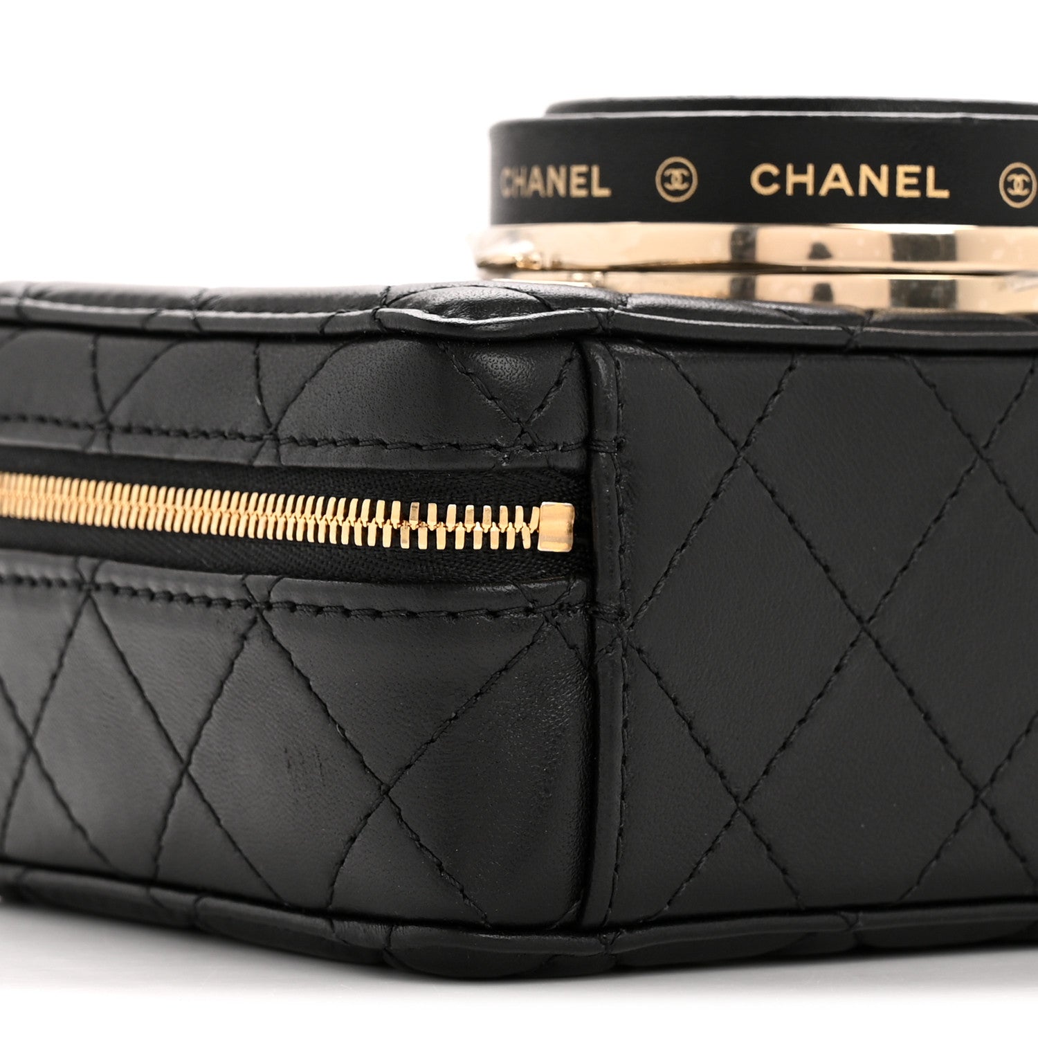 Chanel Lambskin Quilted Coco Click Bag Black