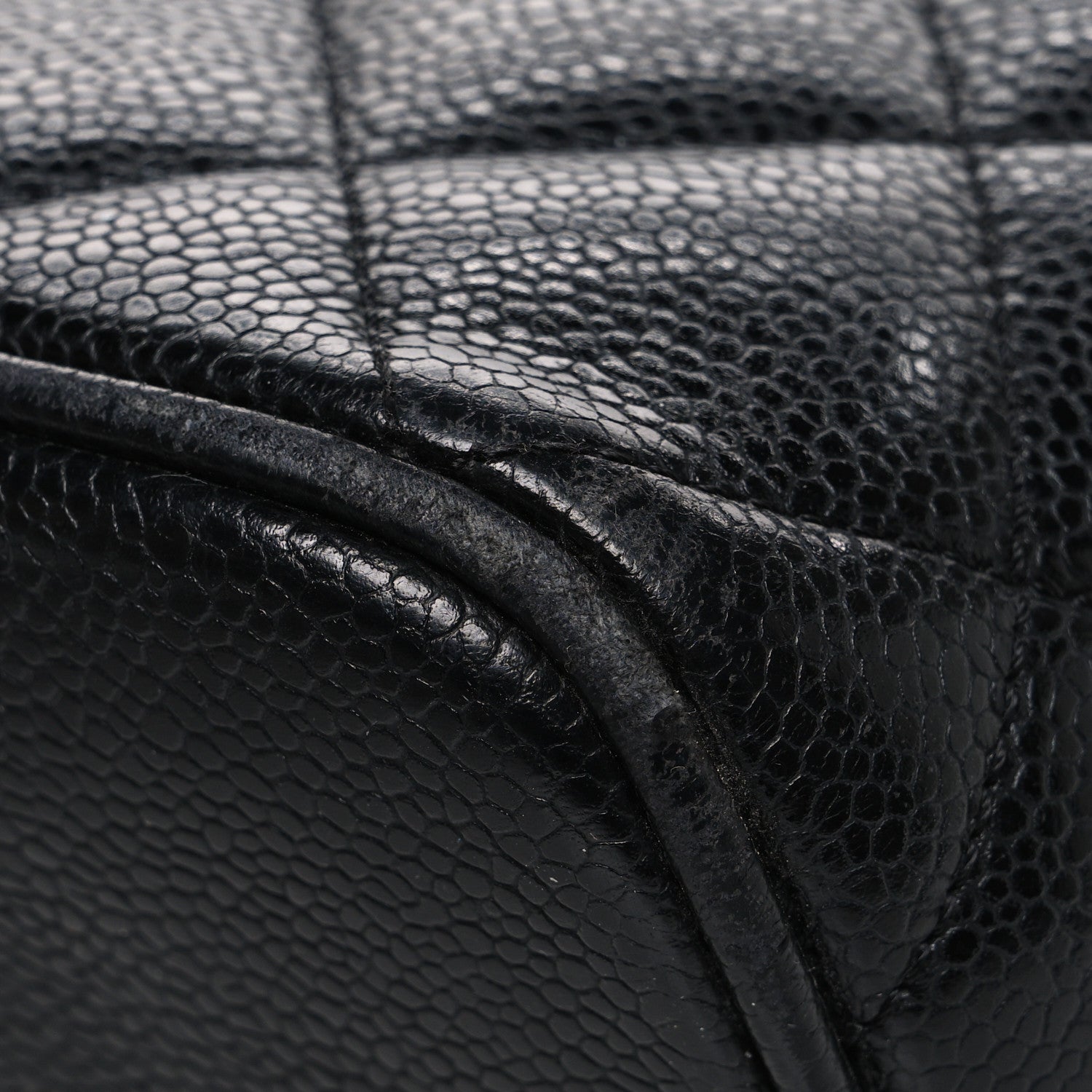Chanel Caviar Quilted Medallion Tote Black