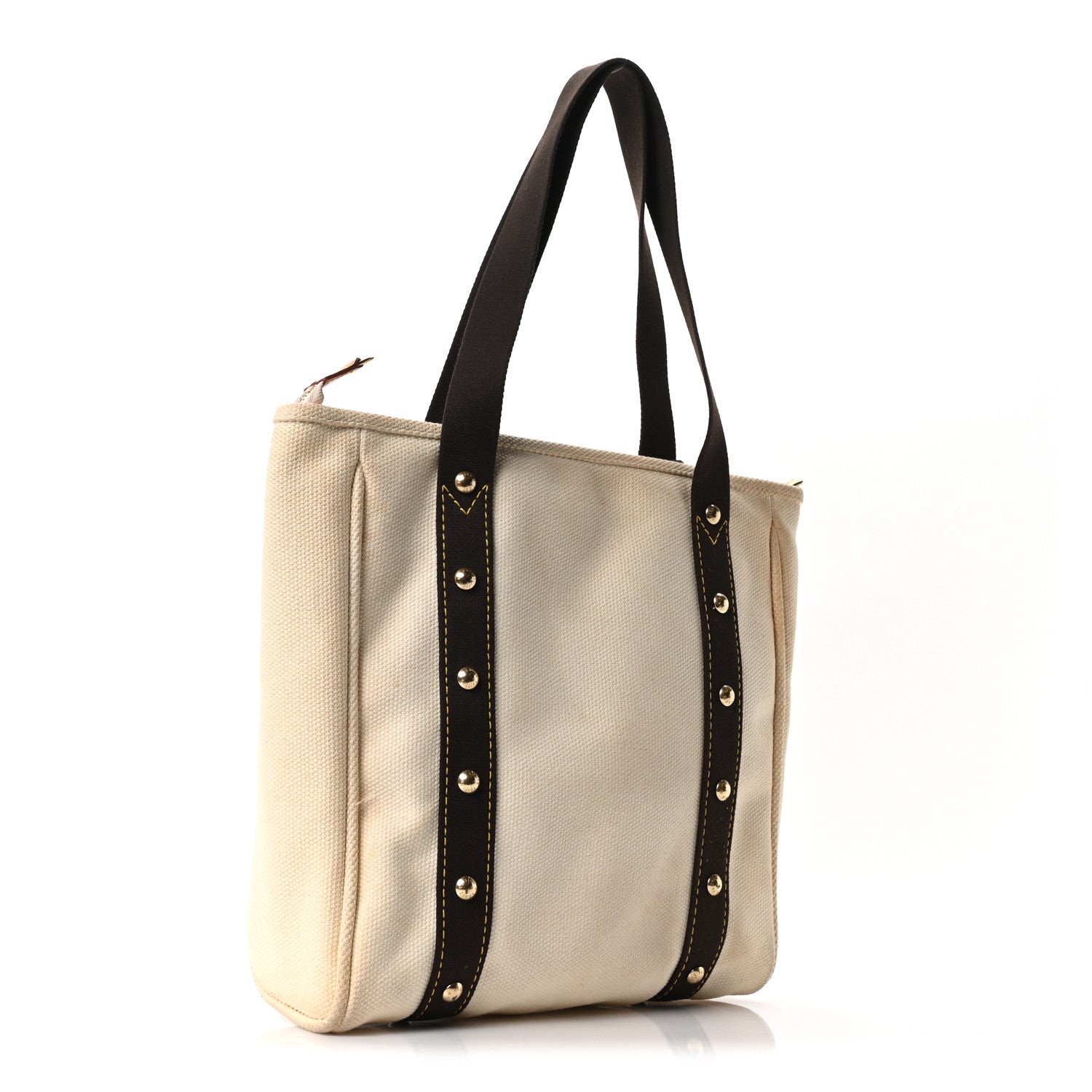 Louis Vuitton Toile Antigua Cabas MM Tote White