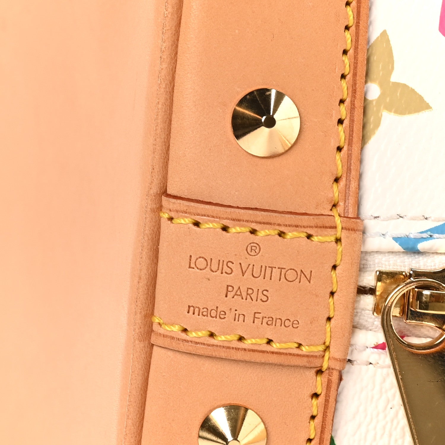 Louis Vuitton Monogram Multicolor Alma White