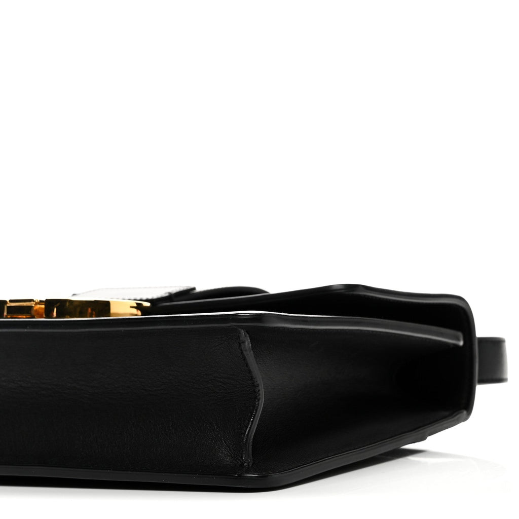 Christian Dior Box Calfskin 30 Montaigne Flap Bag Black