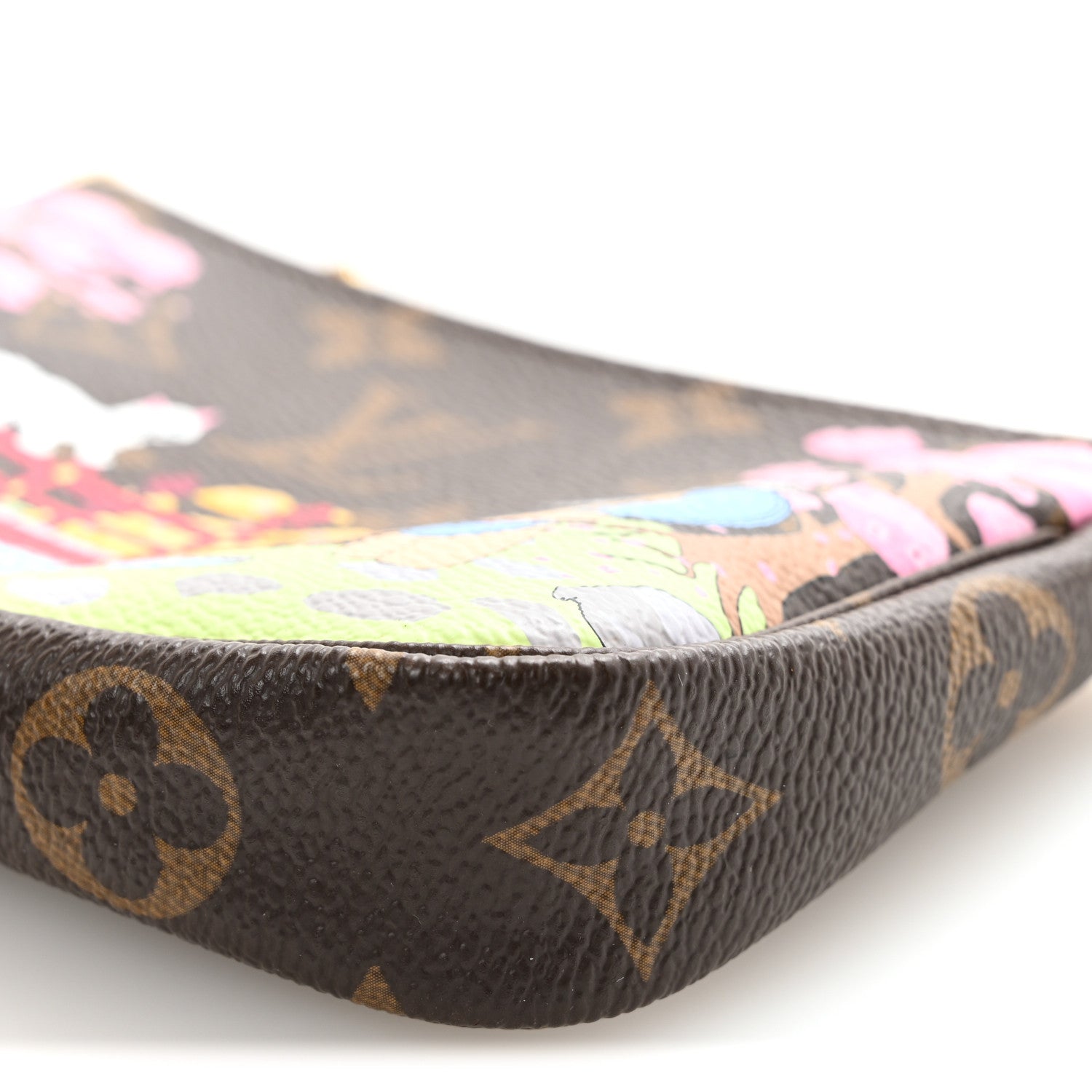 Louis Vuitton Monogram 2021 Christmas Animation Japanese Garden Mini Pochette Accessories Wisteria Pink