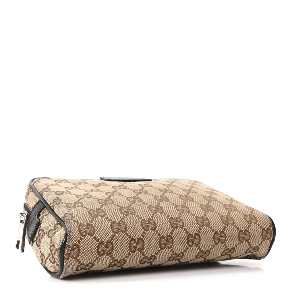 Gucci Monogram Belt Bag Dark Brown