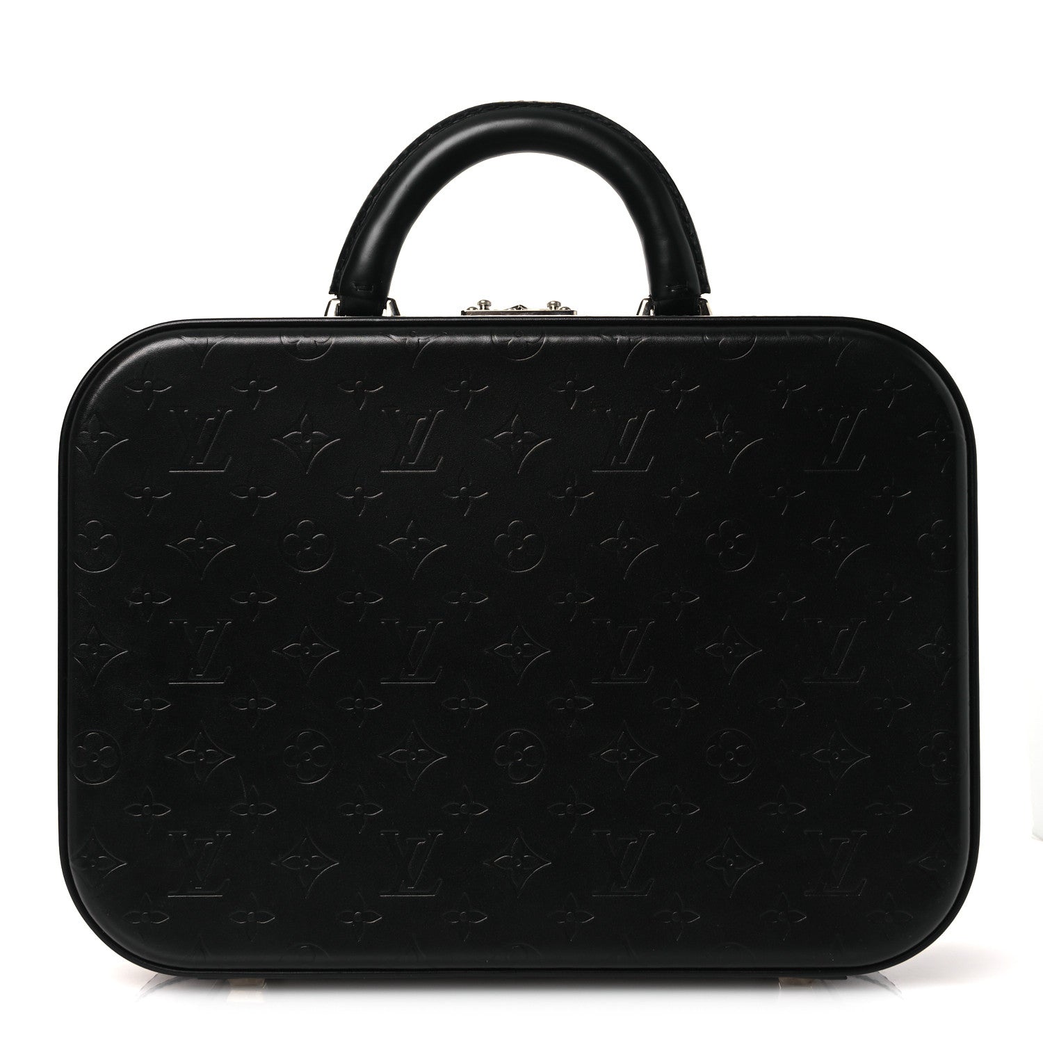 Louis Vuitton Monogram Glace Valisette MM Black
