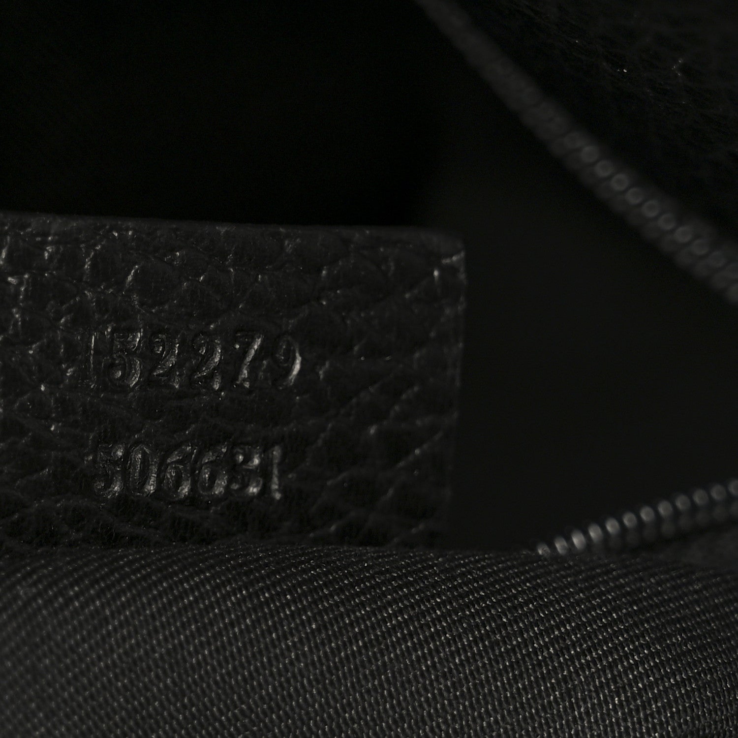 Gucci Canvas Monogram Gifford Shopping Tote Black