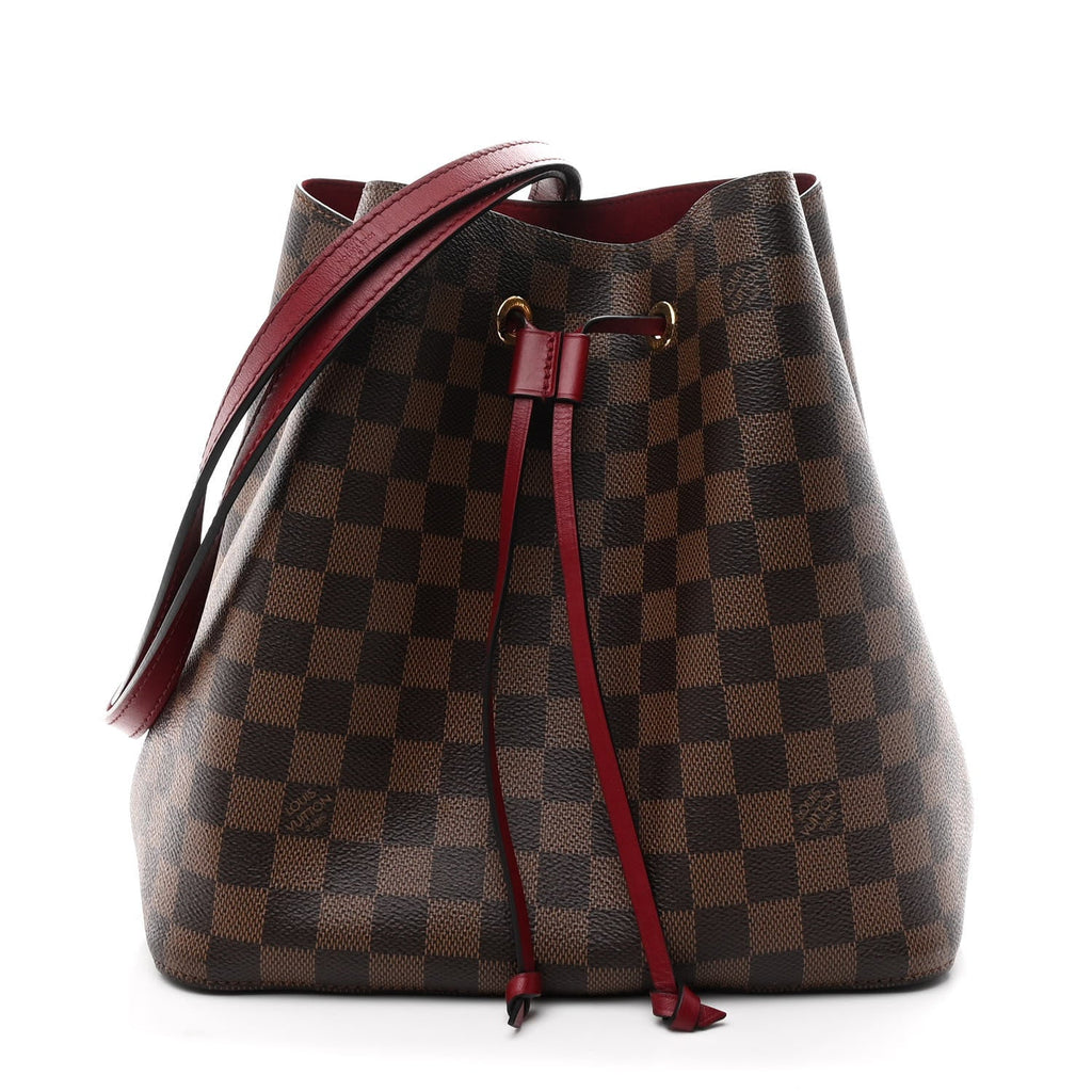 Louis Vuitton Damier Ebene Neonoe MM Cherry Berry