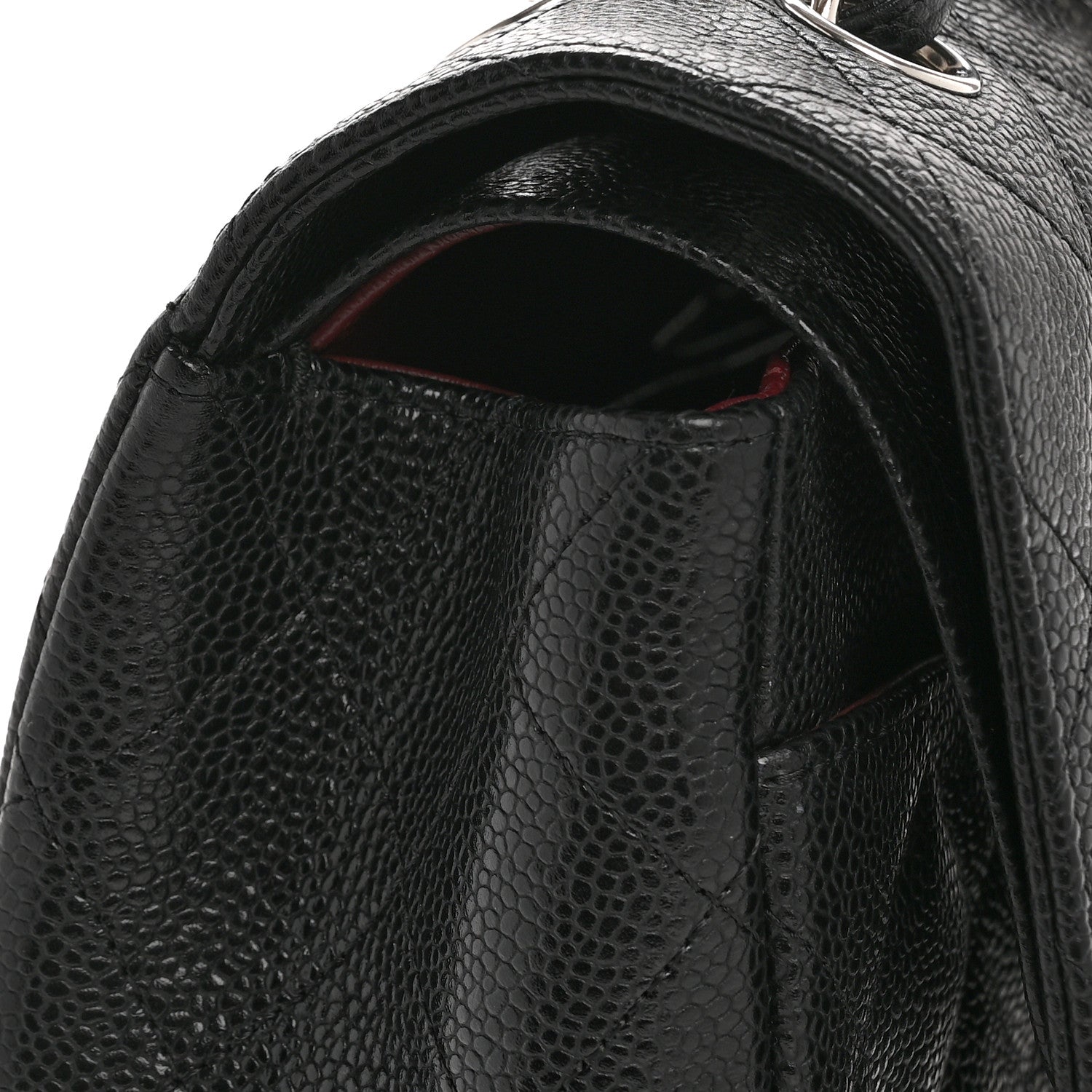 Chanel Caviar Quilted Jumbo Double Flap Black