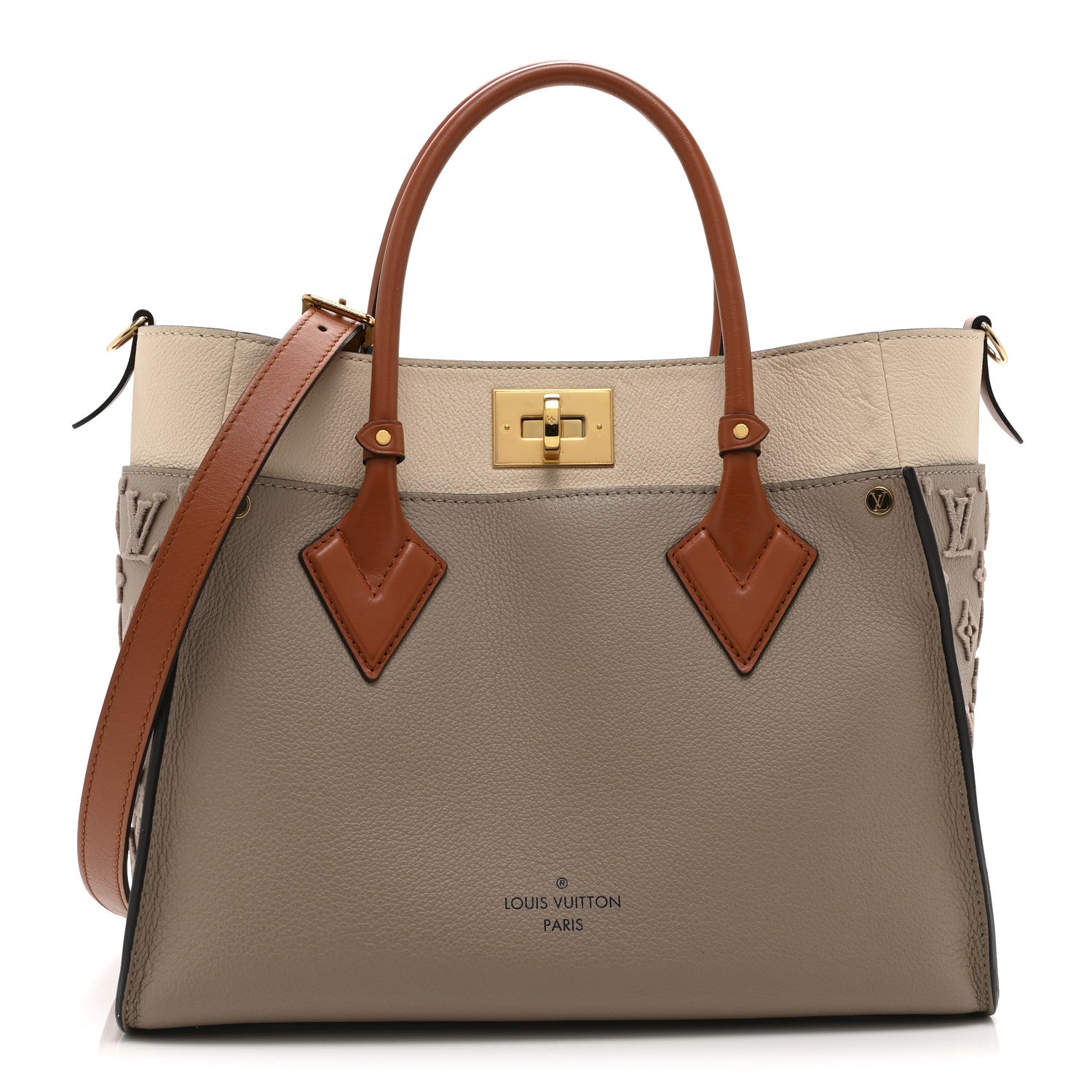 Louis Vuitton Calfskin Monogram Tufting On My Side Galet