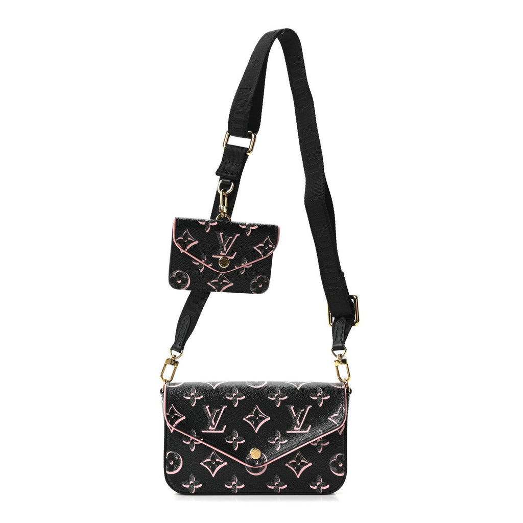 Louis Vuitton Monogram Fall For You Felicie Strap & Go Black