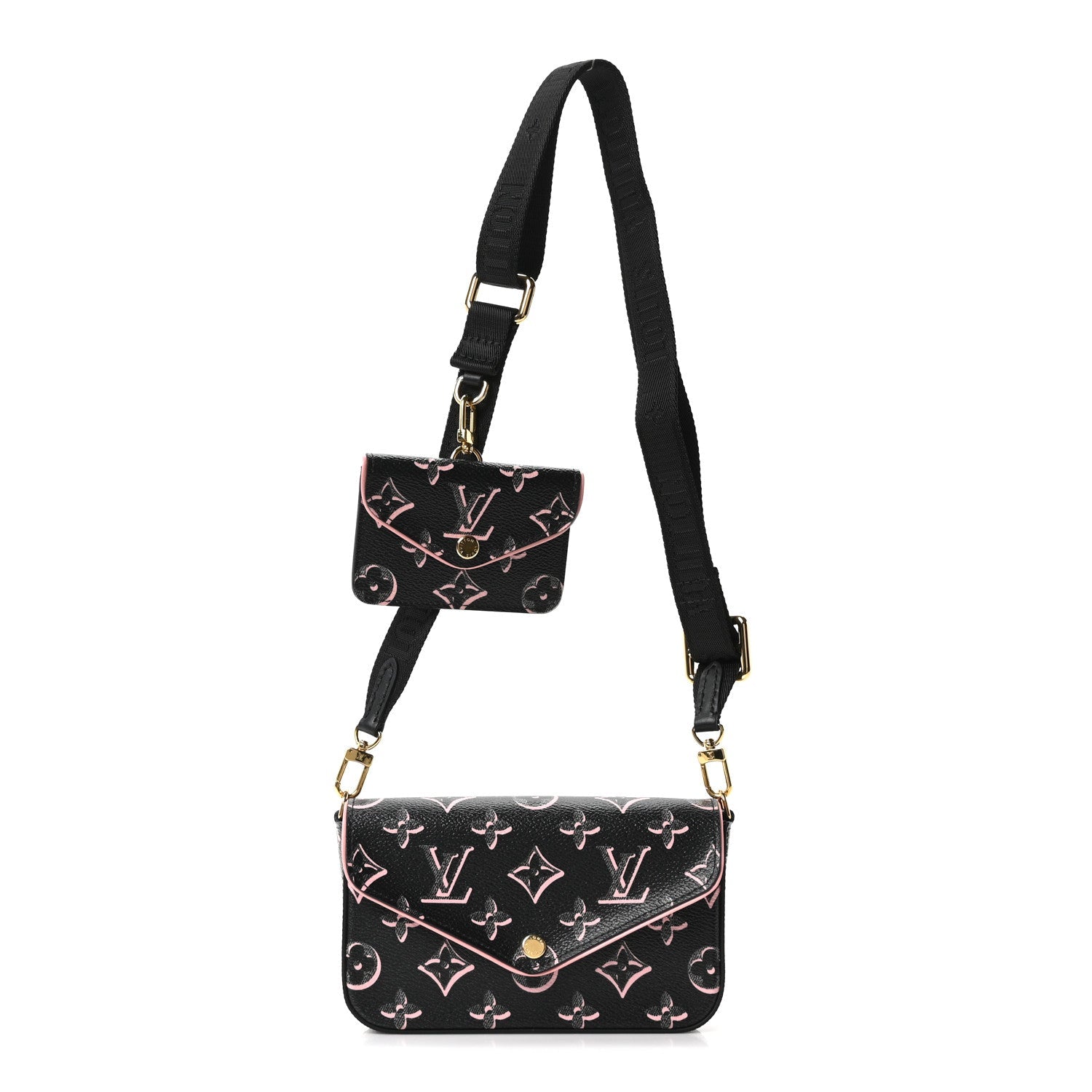 Louis Vuitton Monogram Fall For You Felicie Strap & Go Black