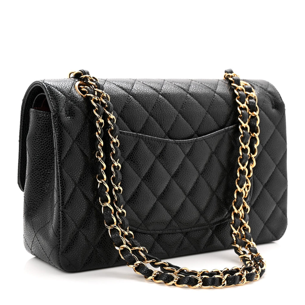 Chanel Caviar Quilted Medium Double Flap Black