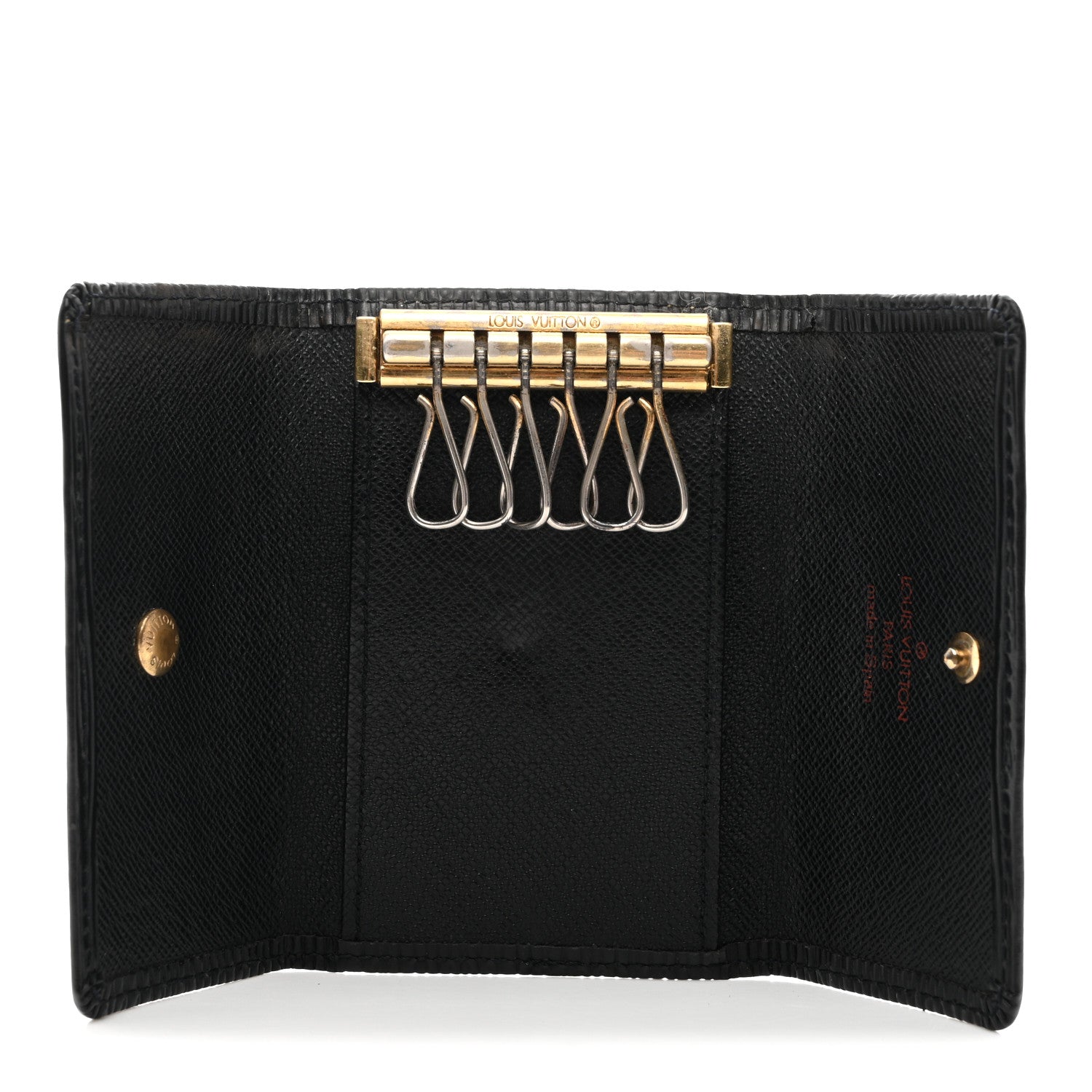 Louis Vuitton Epi Multicles 6 Key Holder Black