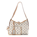 Louis Vuitton Monogram Jacquard CarryAll PM Multicolor Beige
