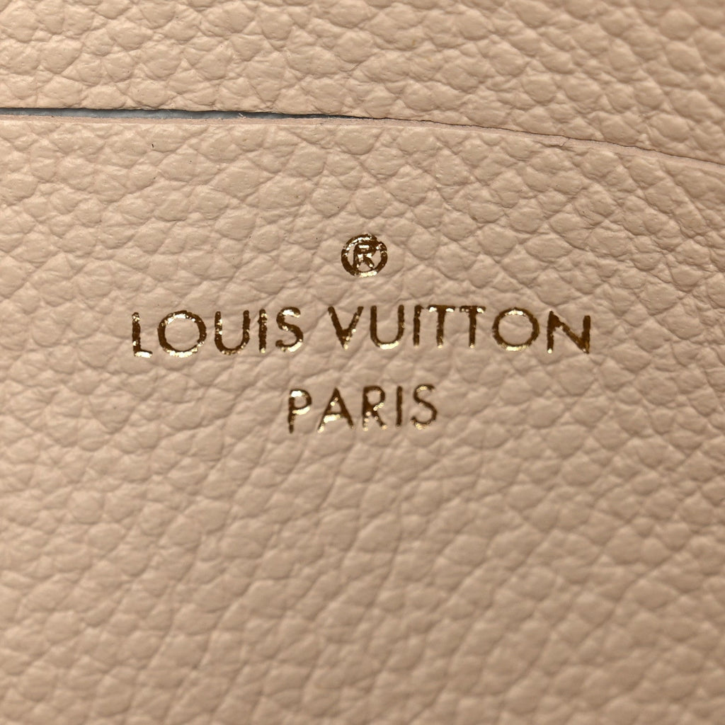Louis Vuitton Empreinte Monogram Giant Ivy Wallet On Chain Cream