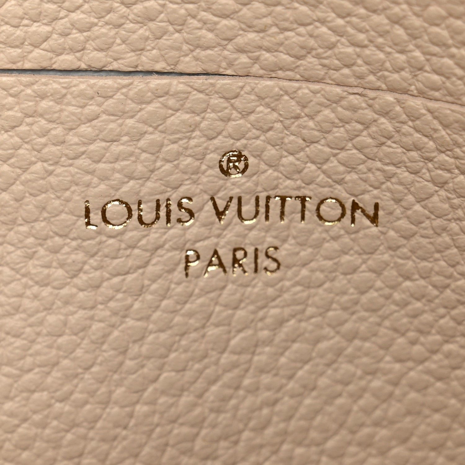Louis Vuitton Empreinte Monogram Giant Ivy Wallet On Chain Cream