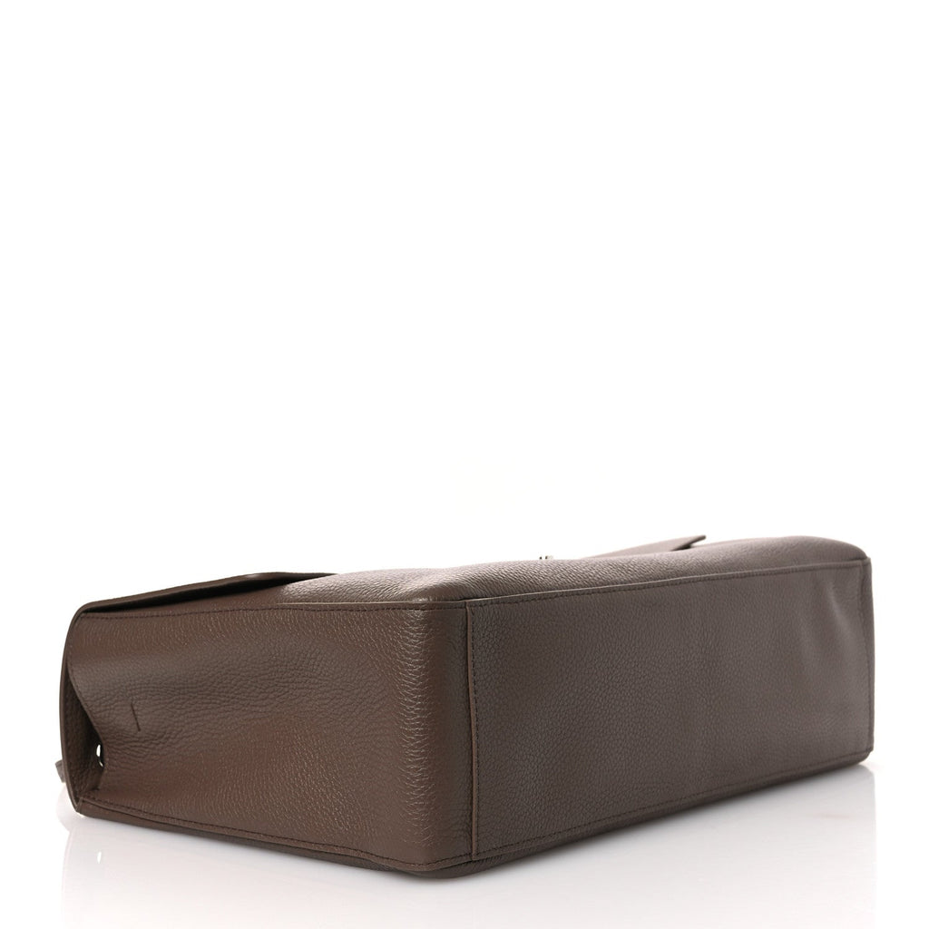 Chanel Grained Calfskin Souplissimo Maxi Flap Light Brown