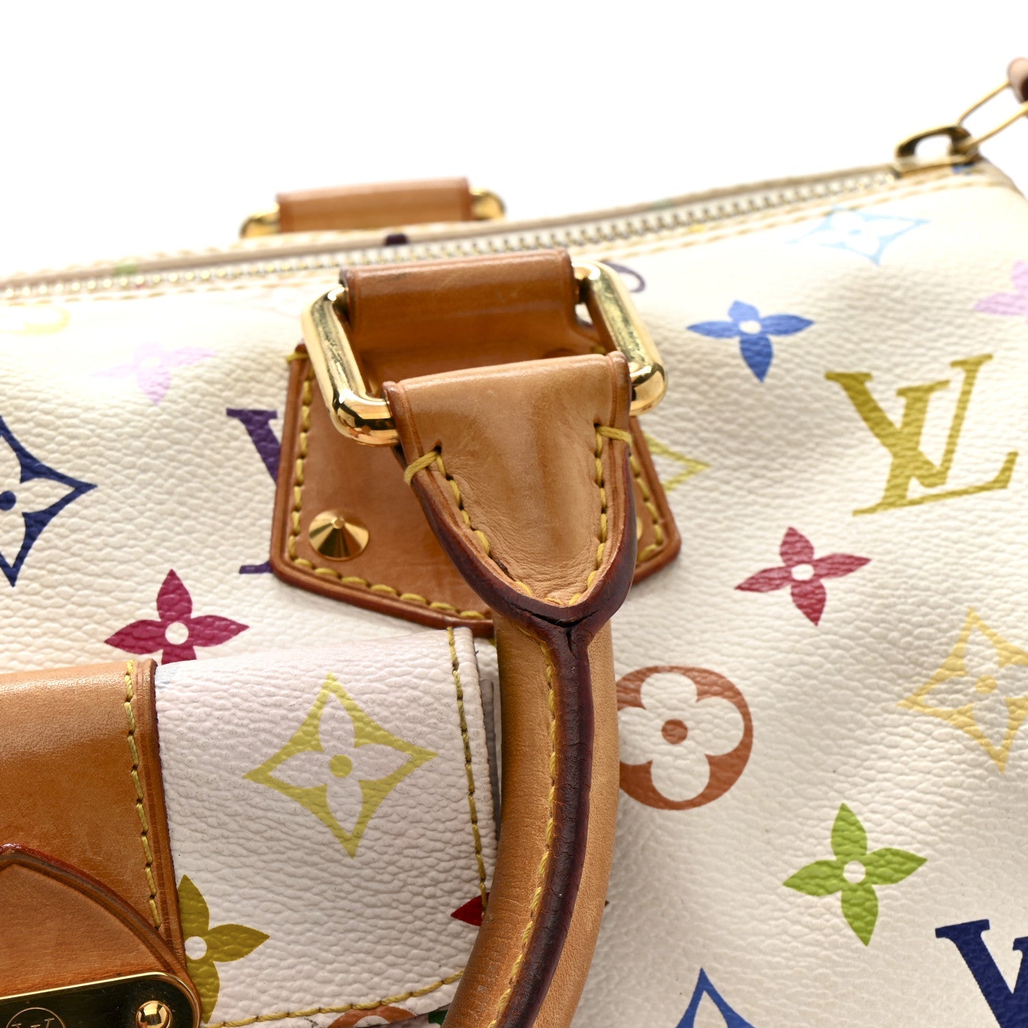 Louis Vuitton Monogram Multicolor Speedy 30 White