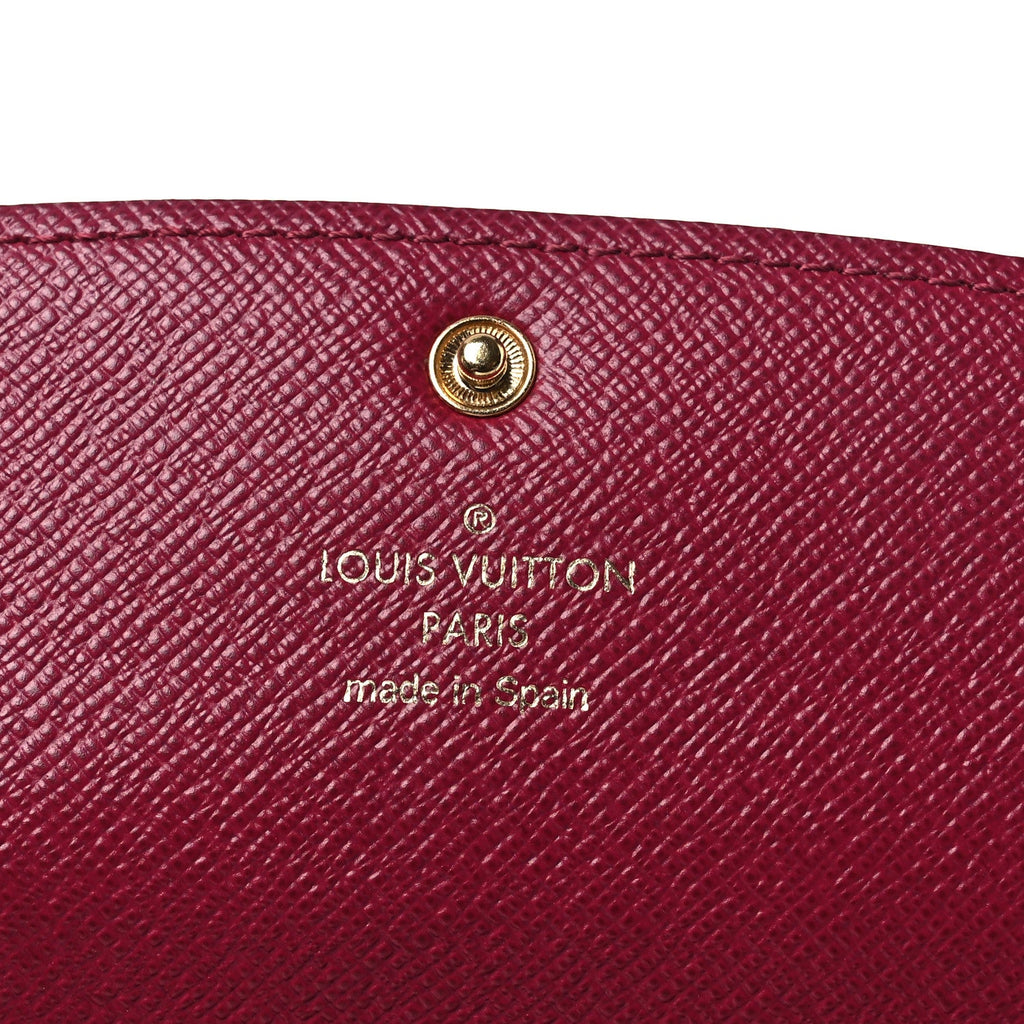Louis Vuitton Monogram Emilie Wallet Fuchsia