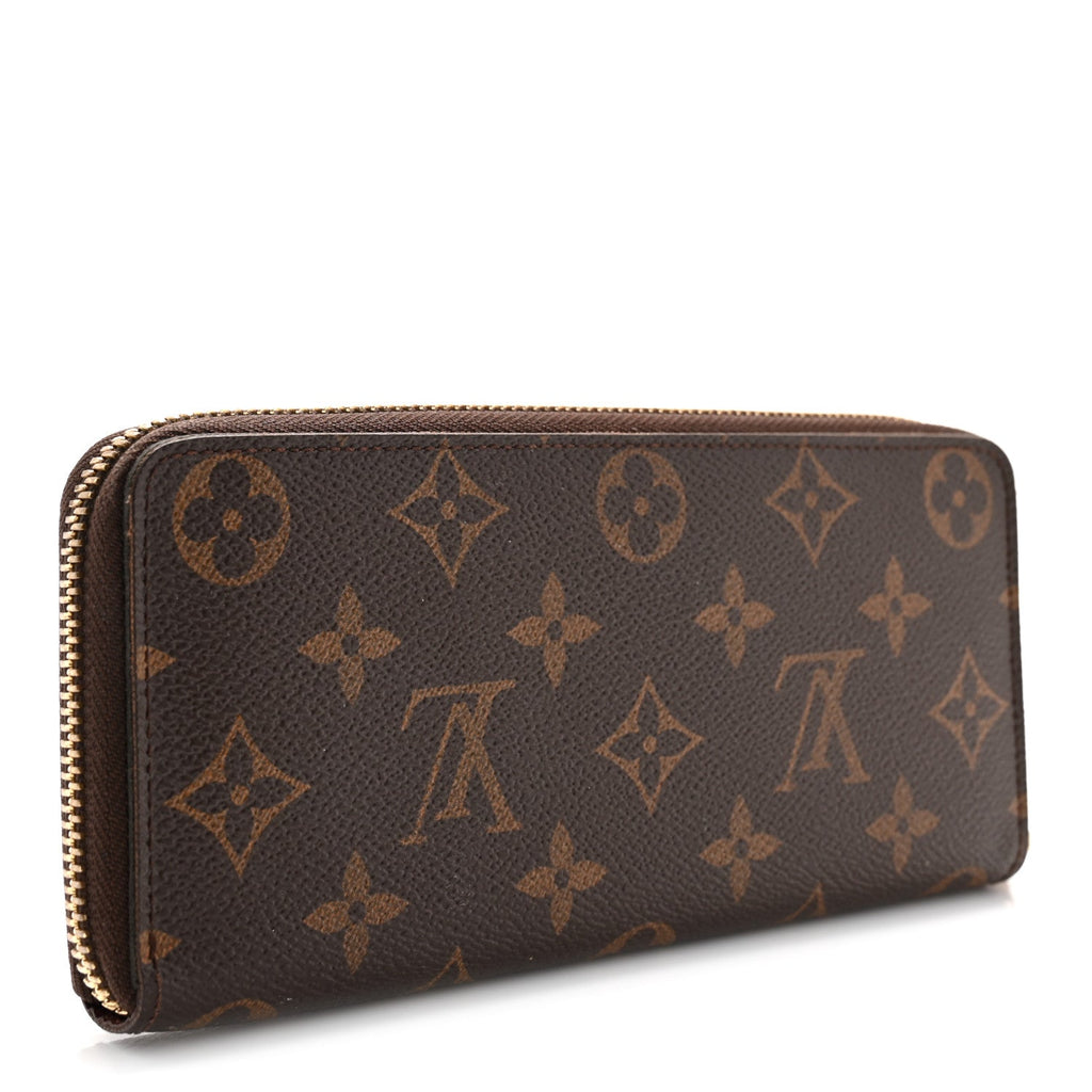 Louis Vuitton Monogram Clemence Wallet Fuchsia