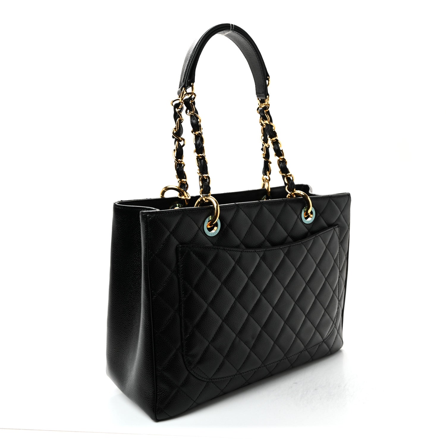 Chanel Caviar Quilted Grand Shopping Tote GST Black